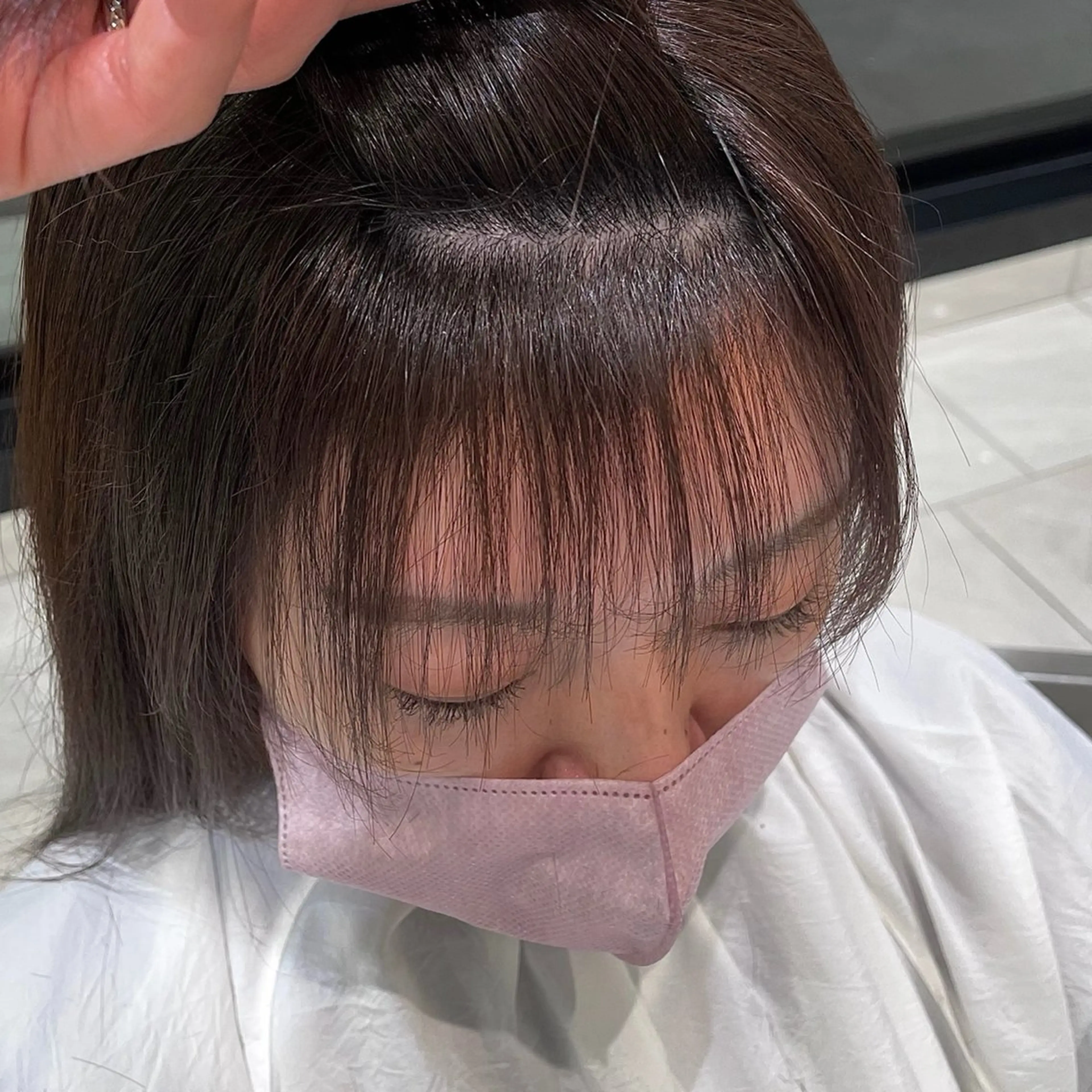 セミロング パーマ ヘアアレンジ パク・ボミン小野リエ 韓国ハーフ🦊のその他イメージ