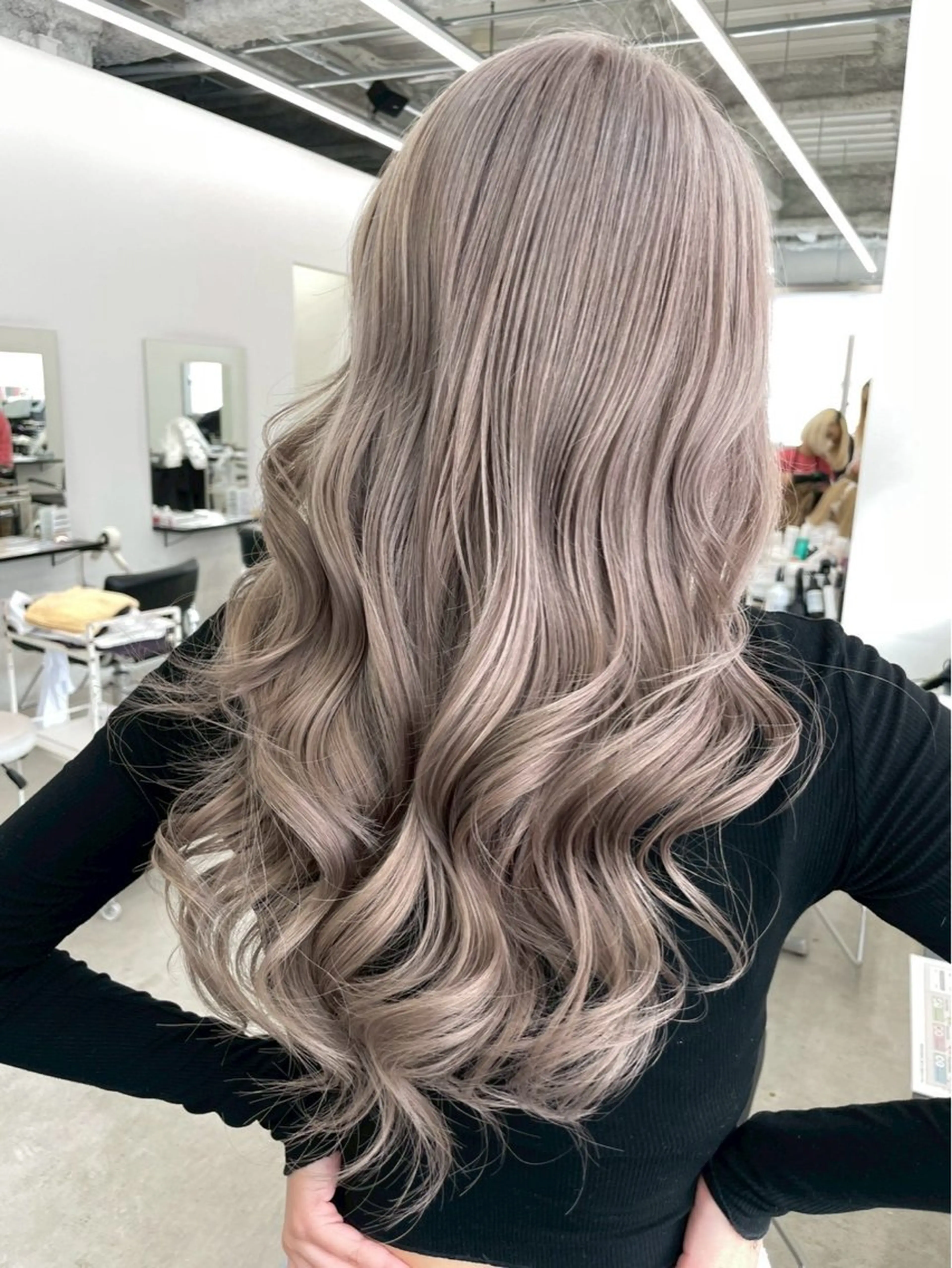 ロング 髪質改善 ロング トリートメント ヘアカラー トリートメント 大野 伽月のヘアスタイル