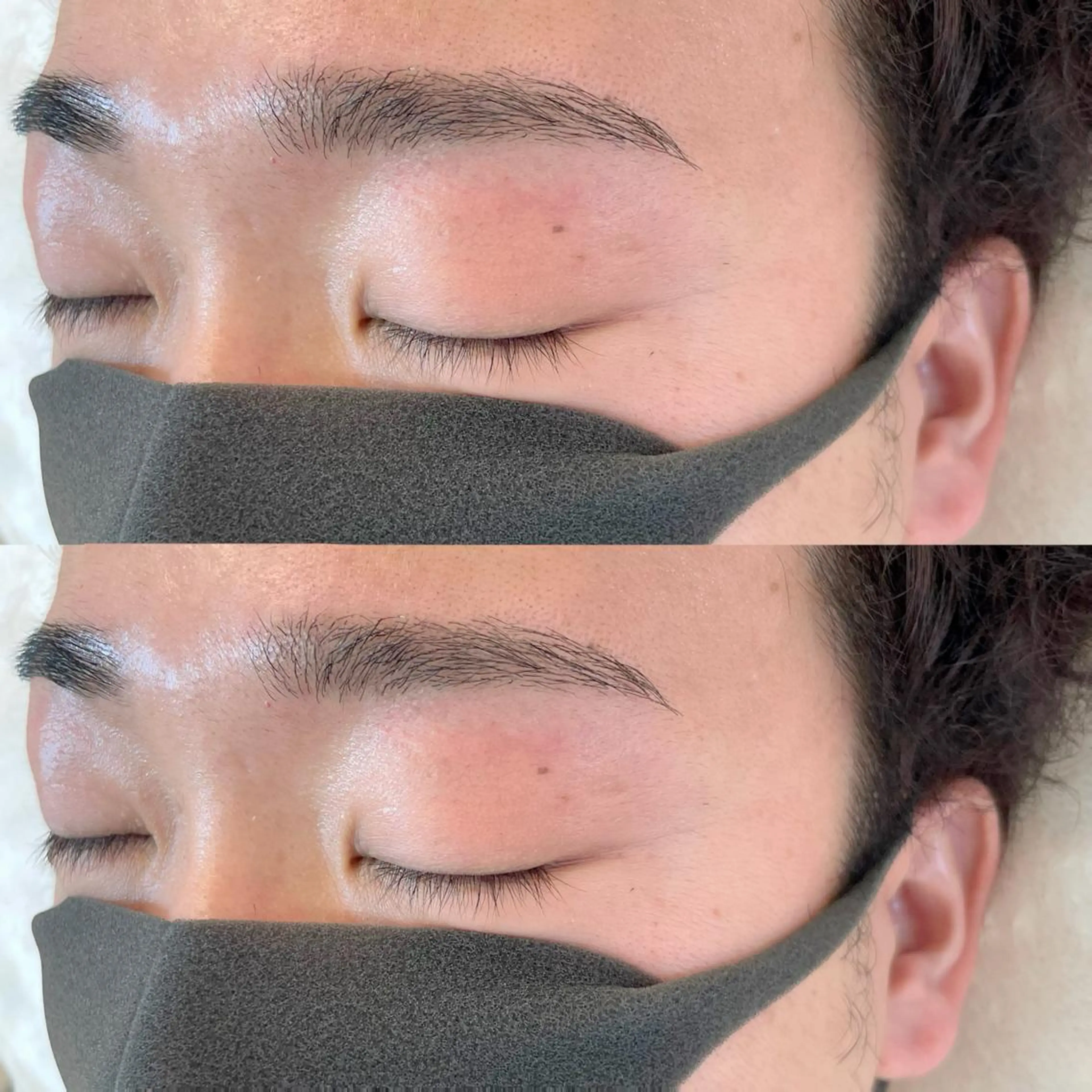 アイブロウ メンズアイブロウ 眉毛ワックス脱毛 ワックス脱毛 眉カット olu 美甘 カレンの眉毛・アイブロウイメージ