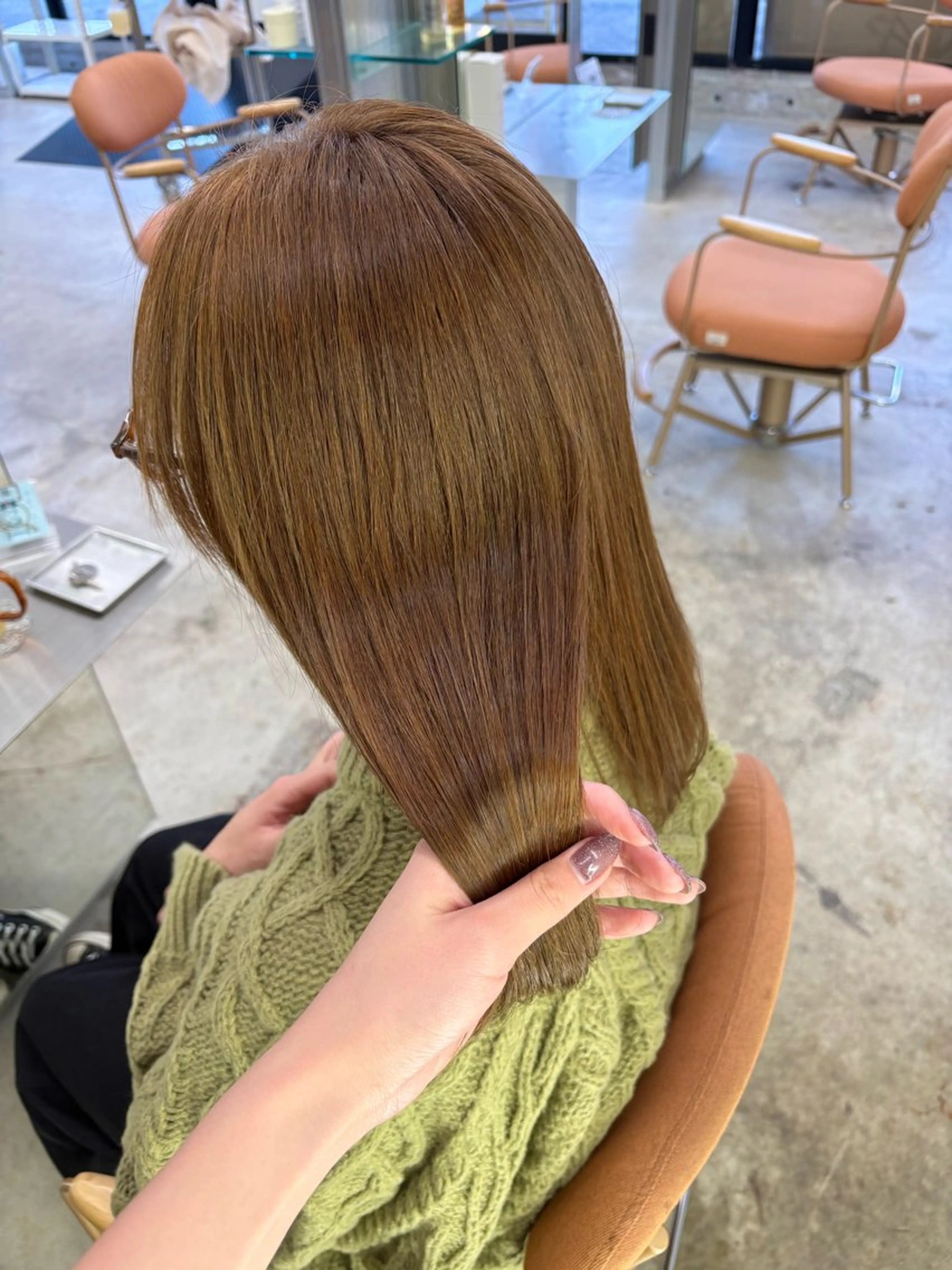 透明感たっぷりブリーチなしダブルカラー🫧の写真