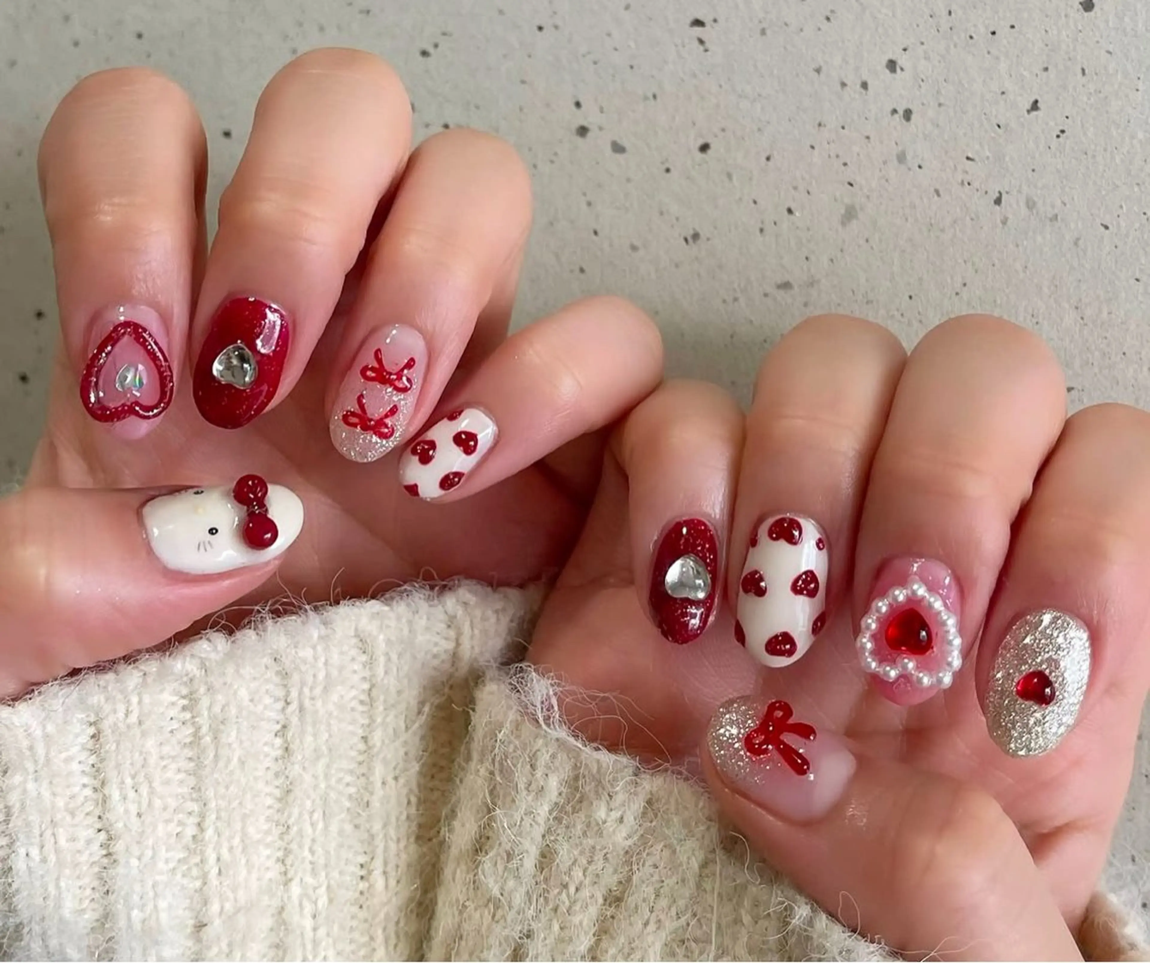 ネイル アートネイル オーロラネイル チークネイル フレンチネイル ガラスフレンチ ハンドネイル 🎀🎀YooLi Nail Salonのネイルデザイン