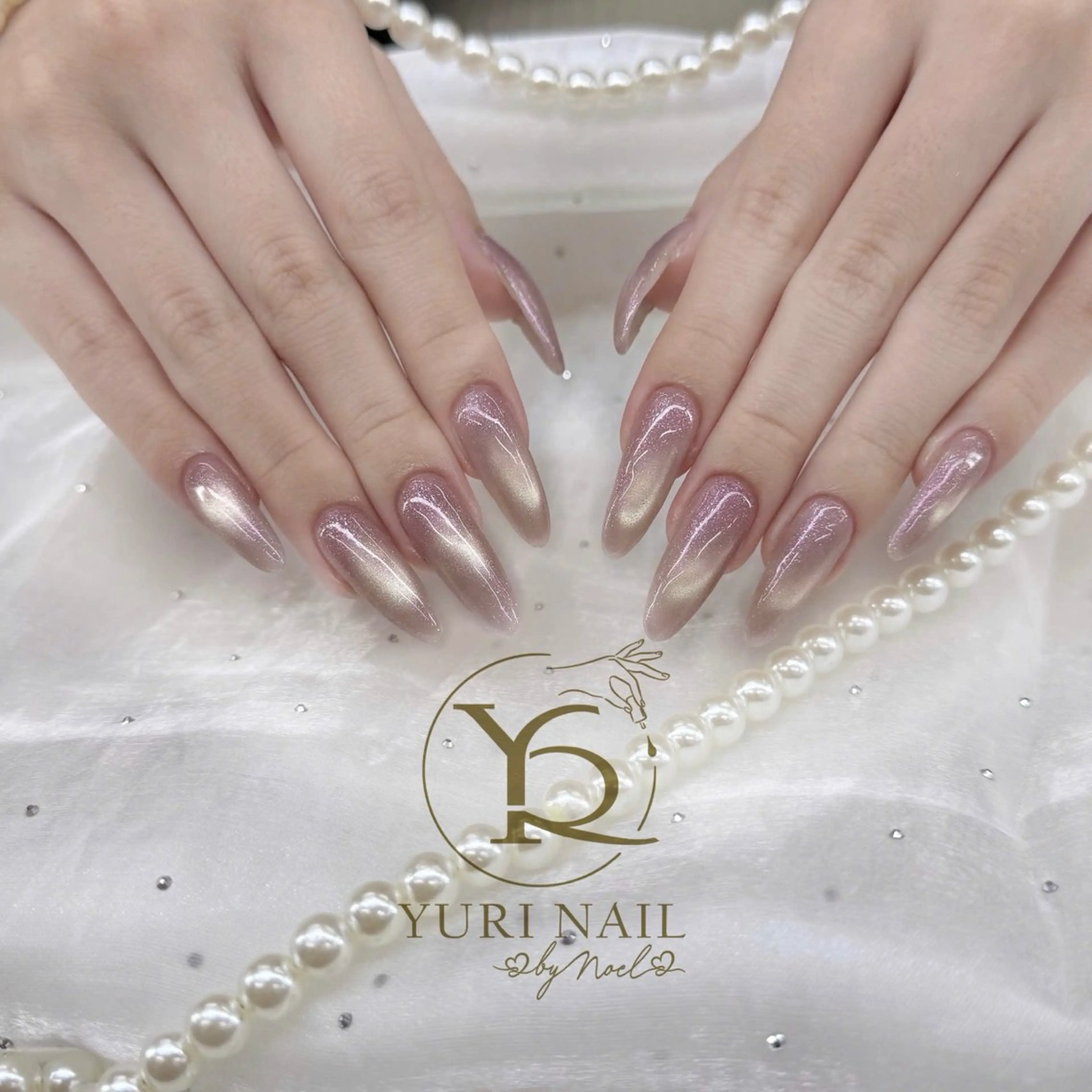 ネイル チークネイル フットネイル フレンチネイル グラデーション キラキラネイル ハンドネイル フットネイル ハンドケア YURI Nail Funabashiのネイルデザイン