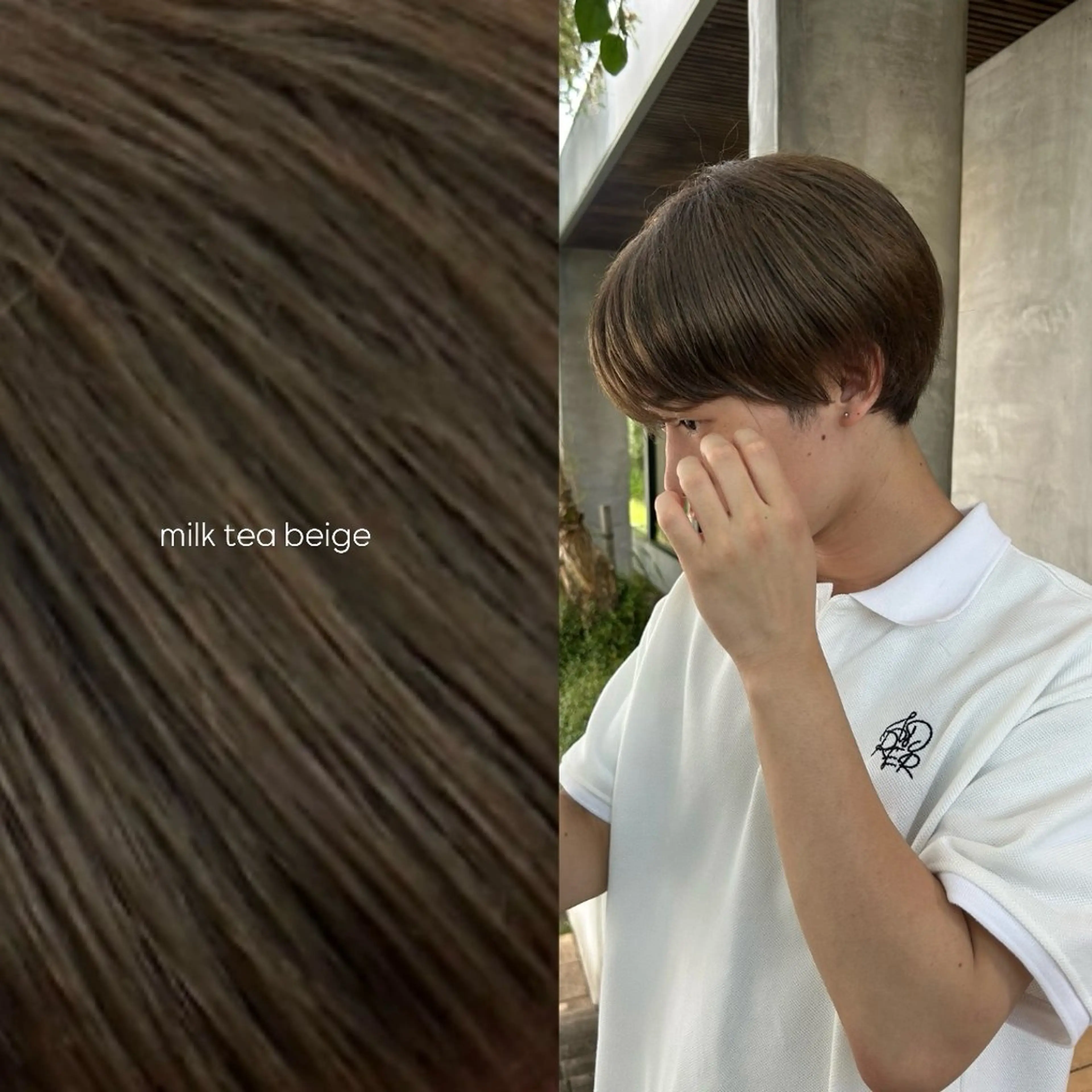 【 キレイにハイトーン維持したい ✩.*˚ 】ケアブリーチリタッチ ＋ カラー 🌷の写真