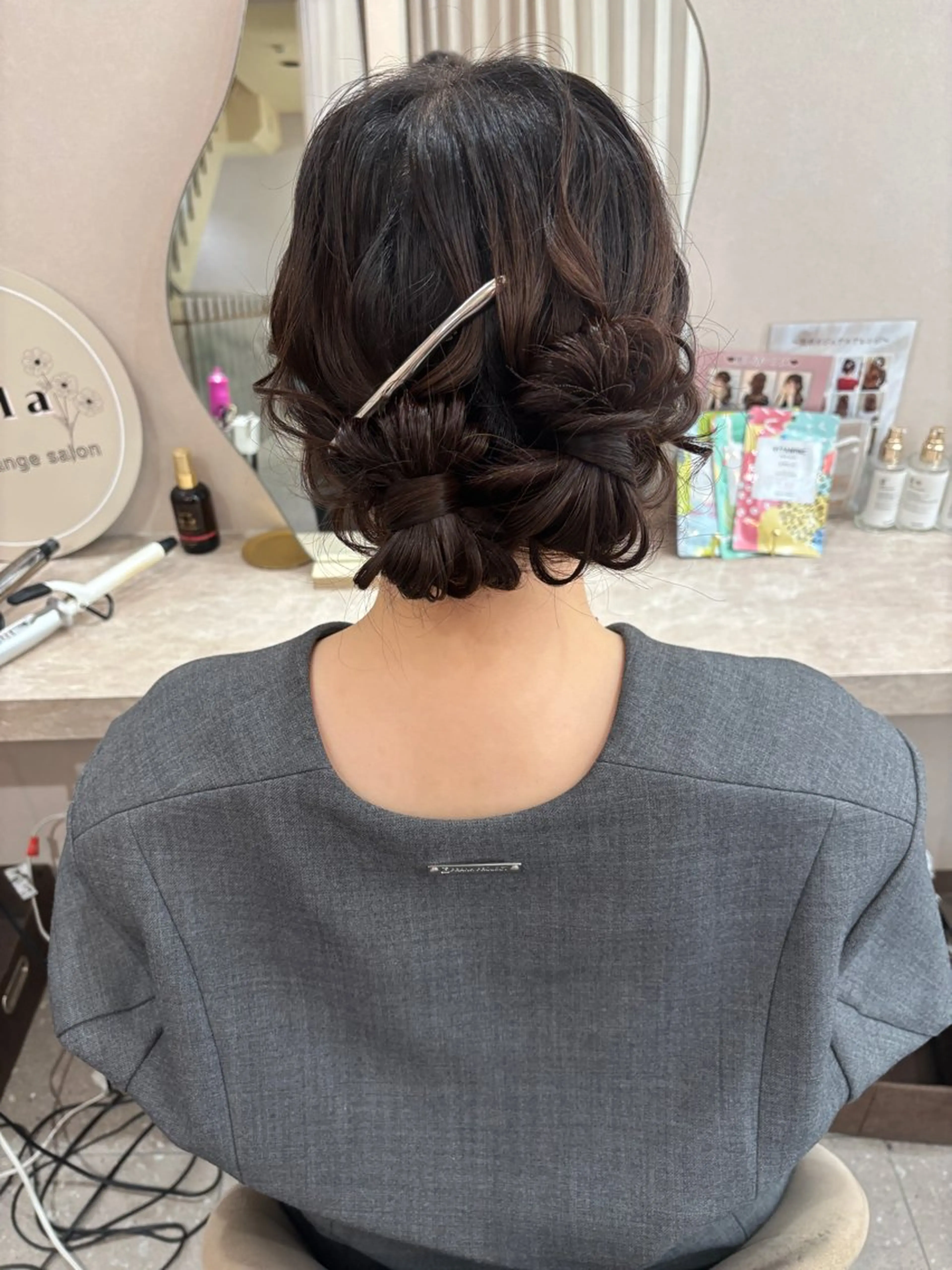 ヘアアレンジ ヘアセット Mila hinaのヘアスタイル
