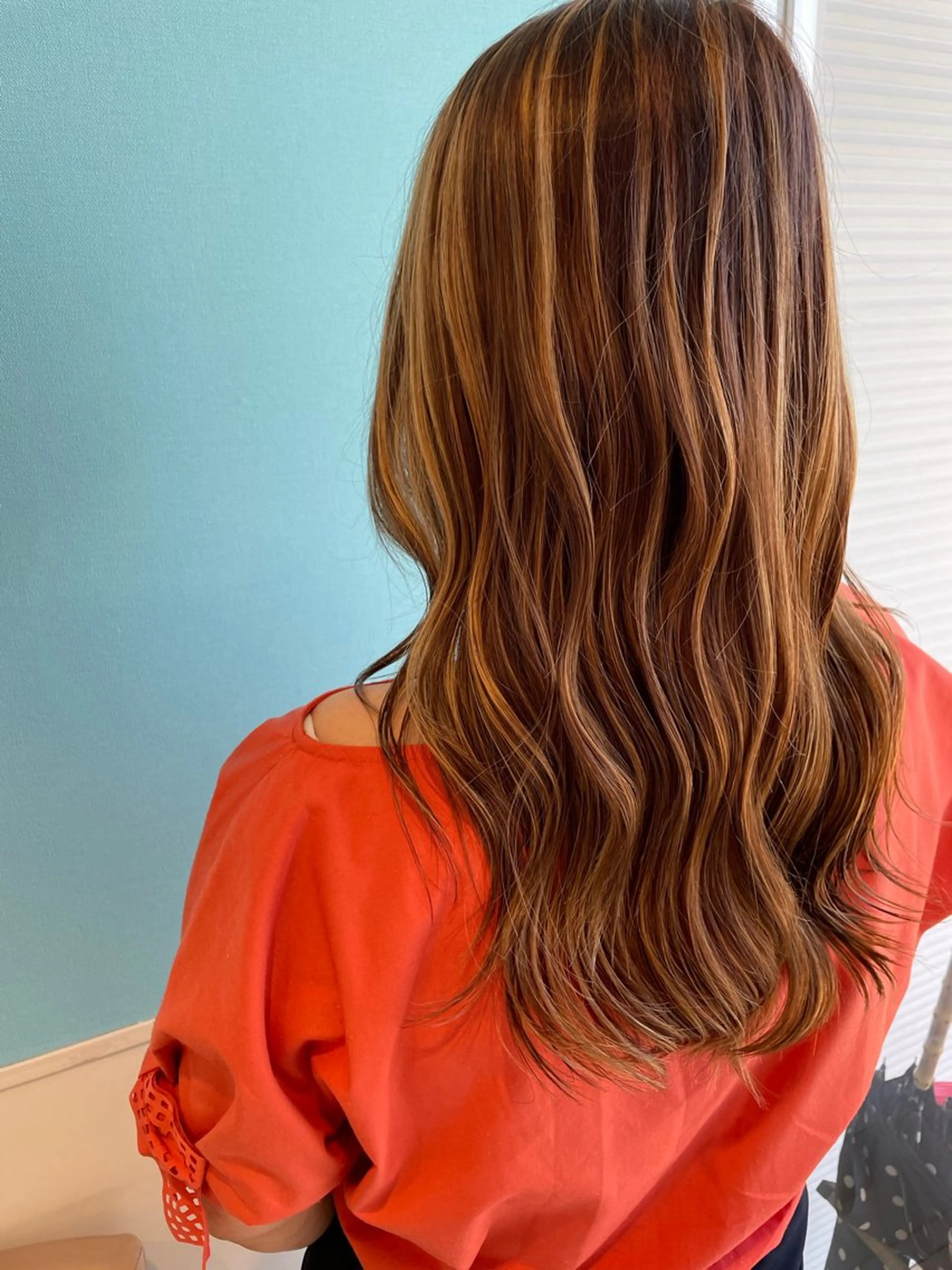 ロング カット ヘアカラー トリートメント 日置 大智のヘアスタイル