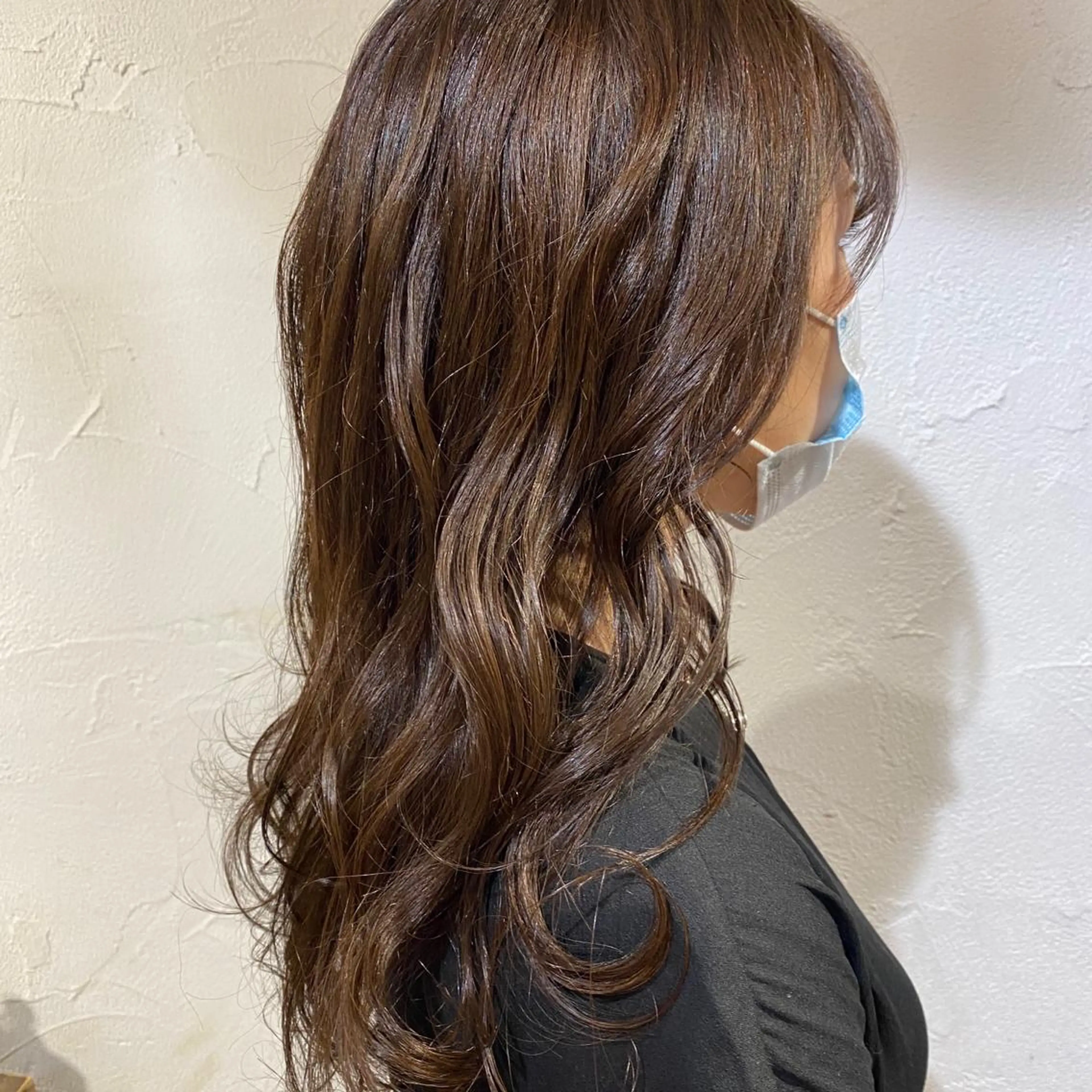 セミロング カラー マルヤマ リナのマツエク・マツパデザイン