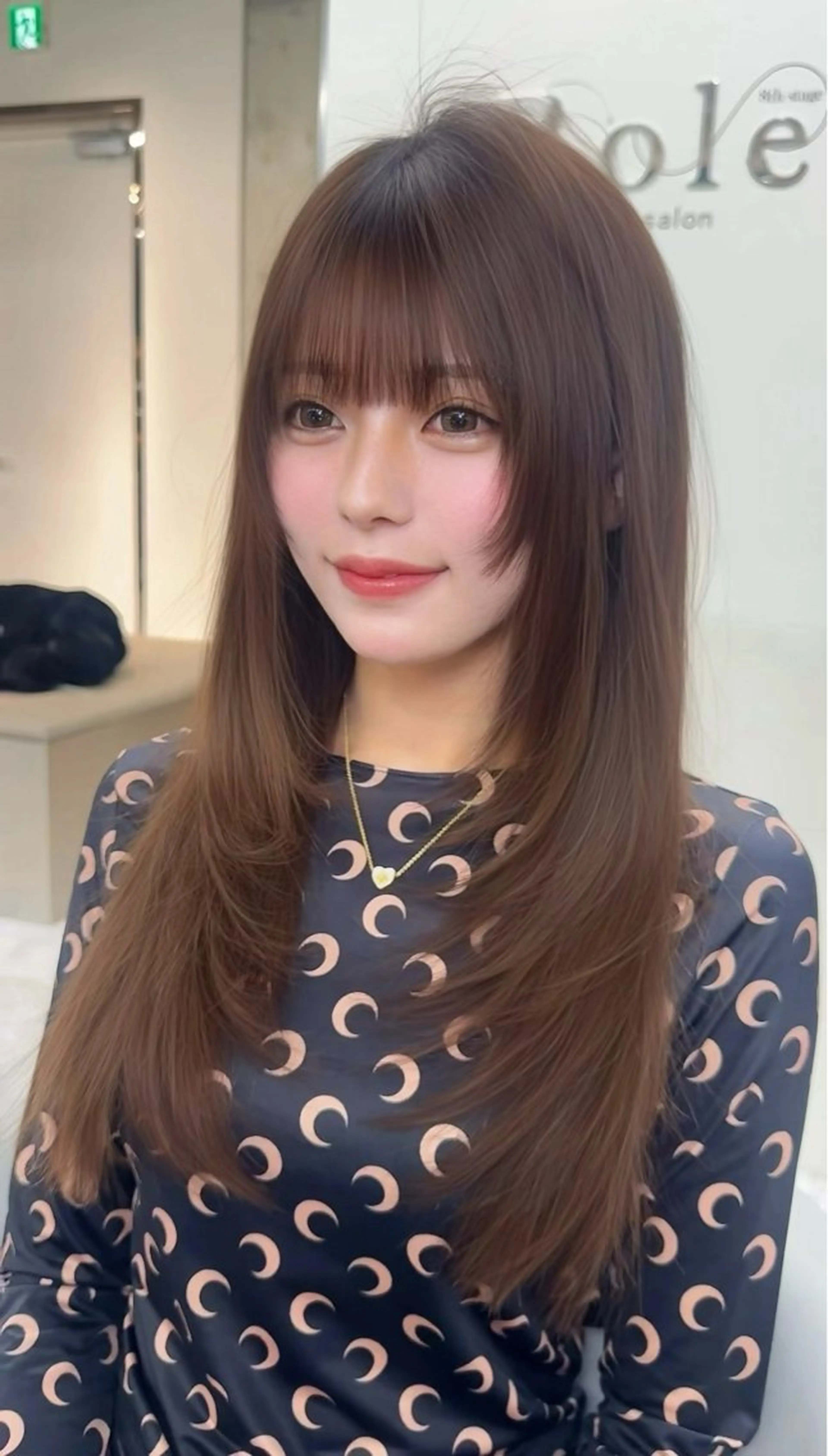 ロング カラー ベージュカラー ブリーチ 透明感カラー ブリーチなしカラー 髪質改善 【博多髪質改善】 吉村　清志のヘアスタイル