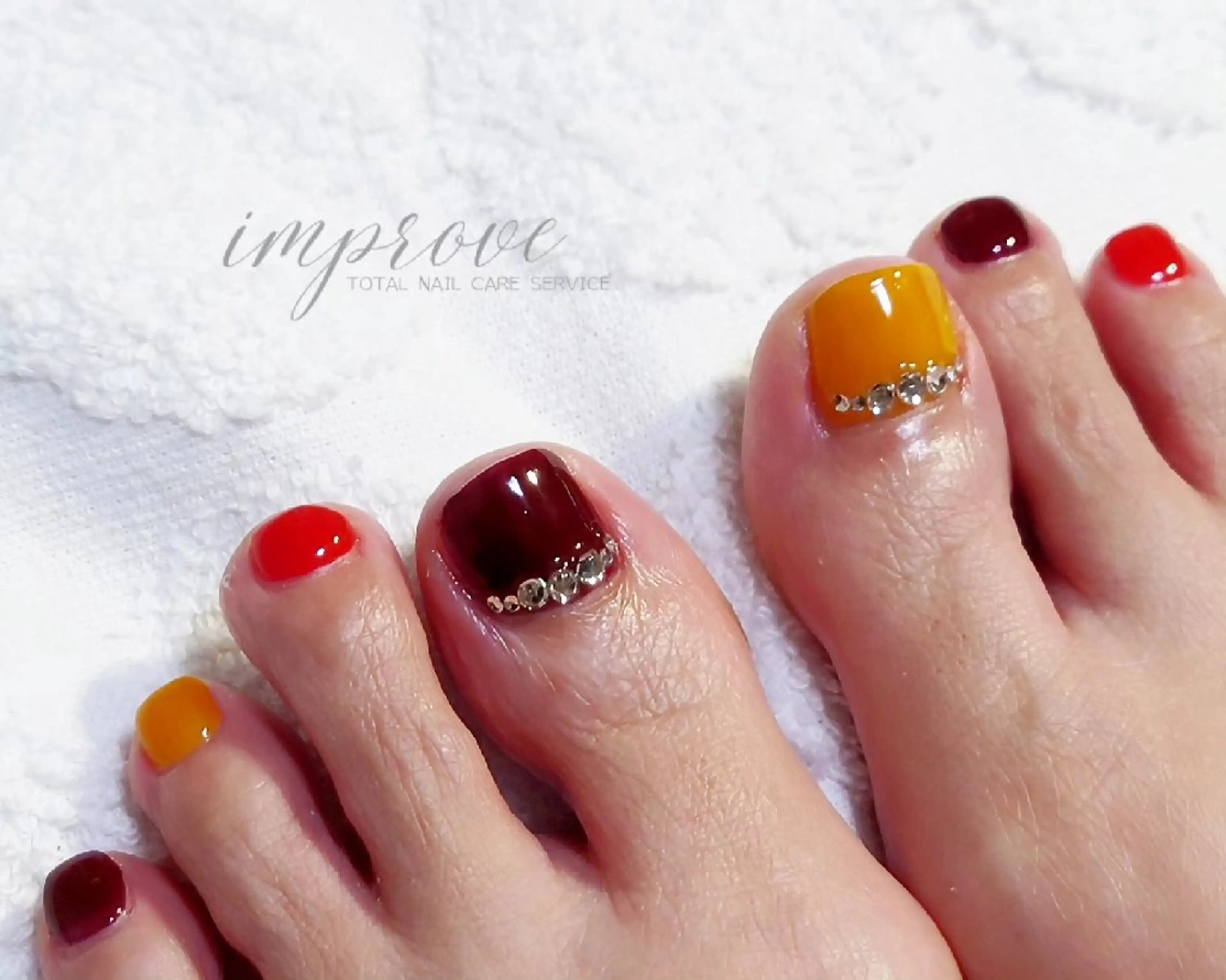 ネイル フットネイル ジェルネイル improve /mamiのネイルデザイン