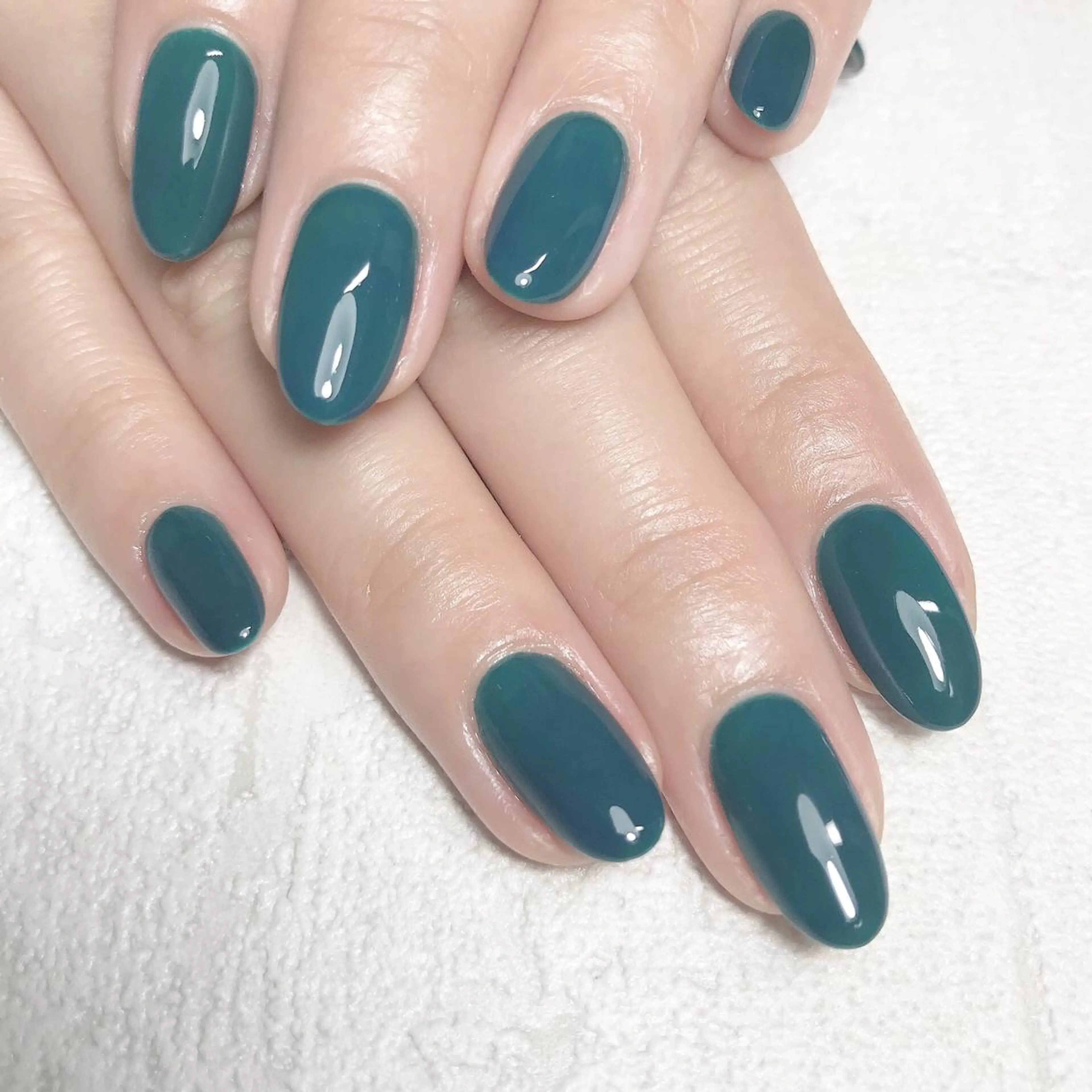 ネイル ブルー クリアネイル グリーン ハンドネイル Room nailのネイルデザイン