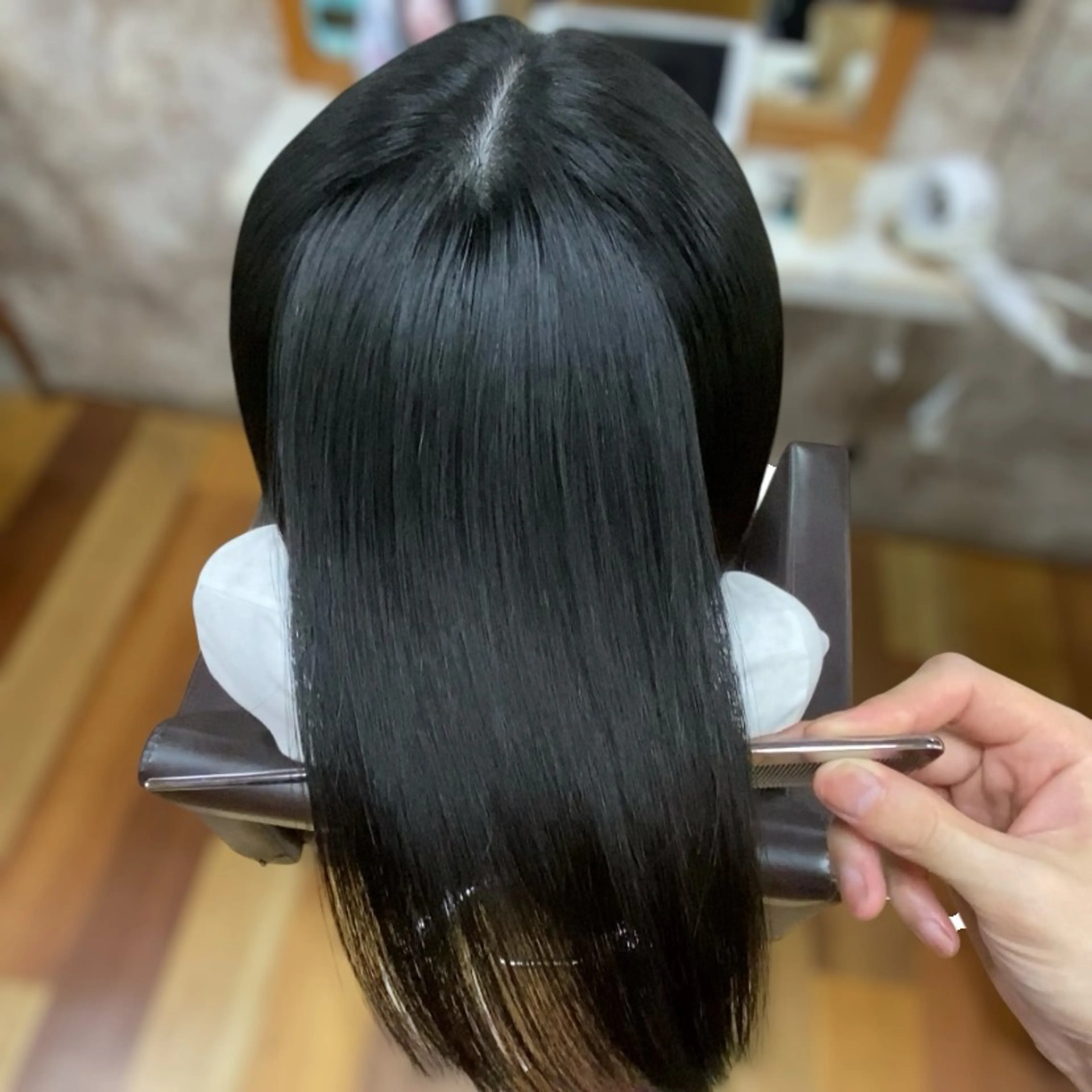 ミディアム 【金沢文庫4分】髪質 改善/縮毛矯正アラタのヘアスタイル