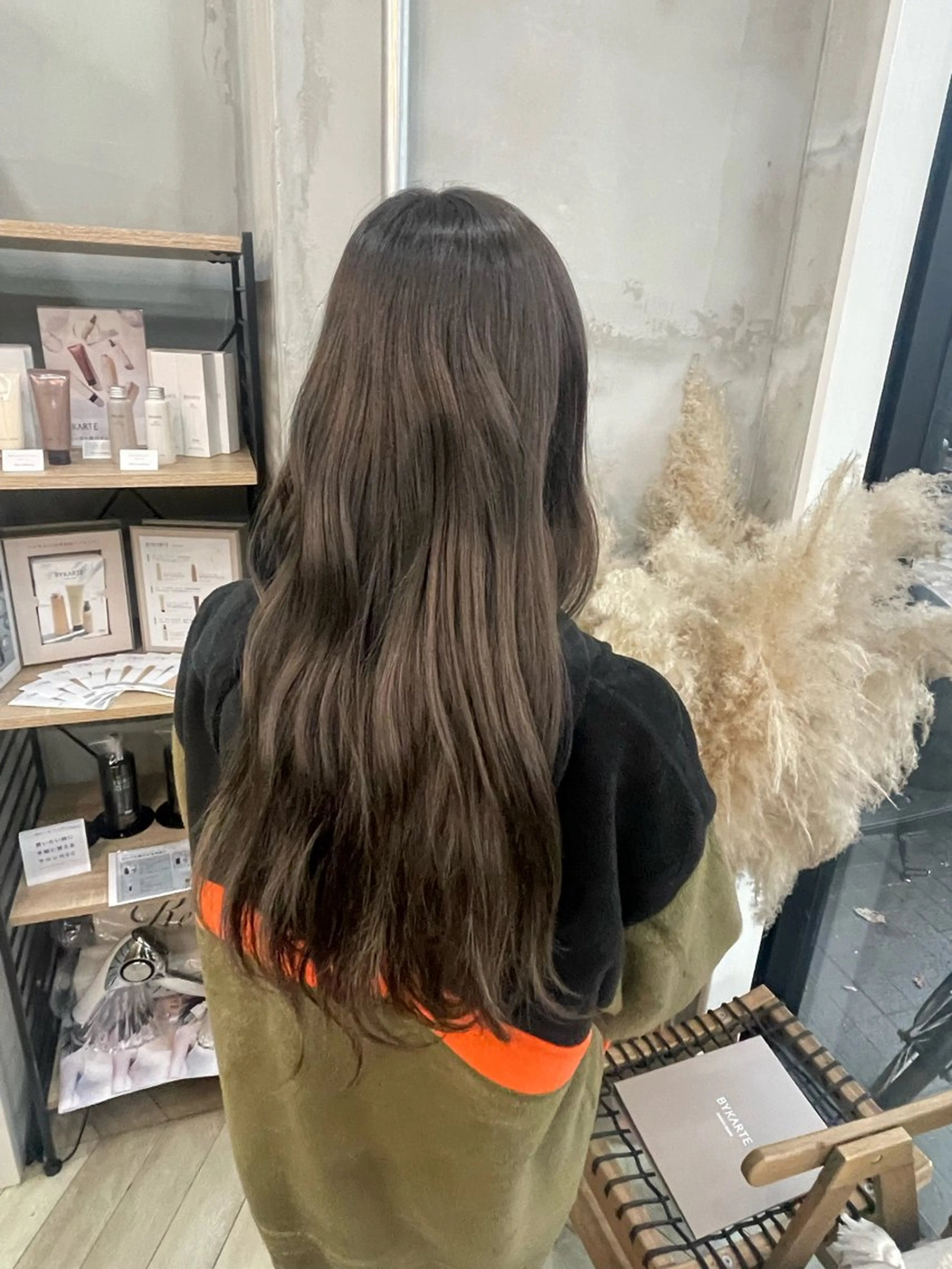 ロング ヘアカラー 佐野 広祐のヘアスタイル