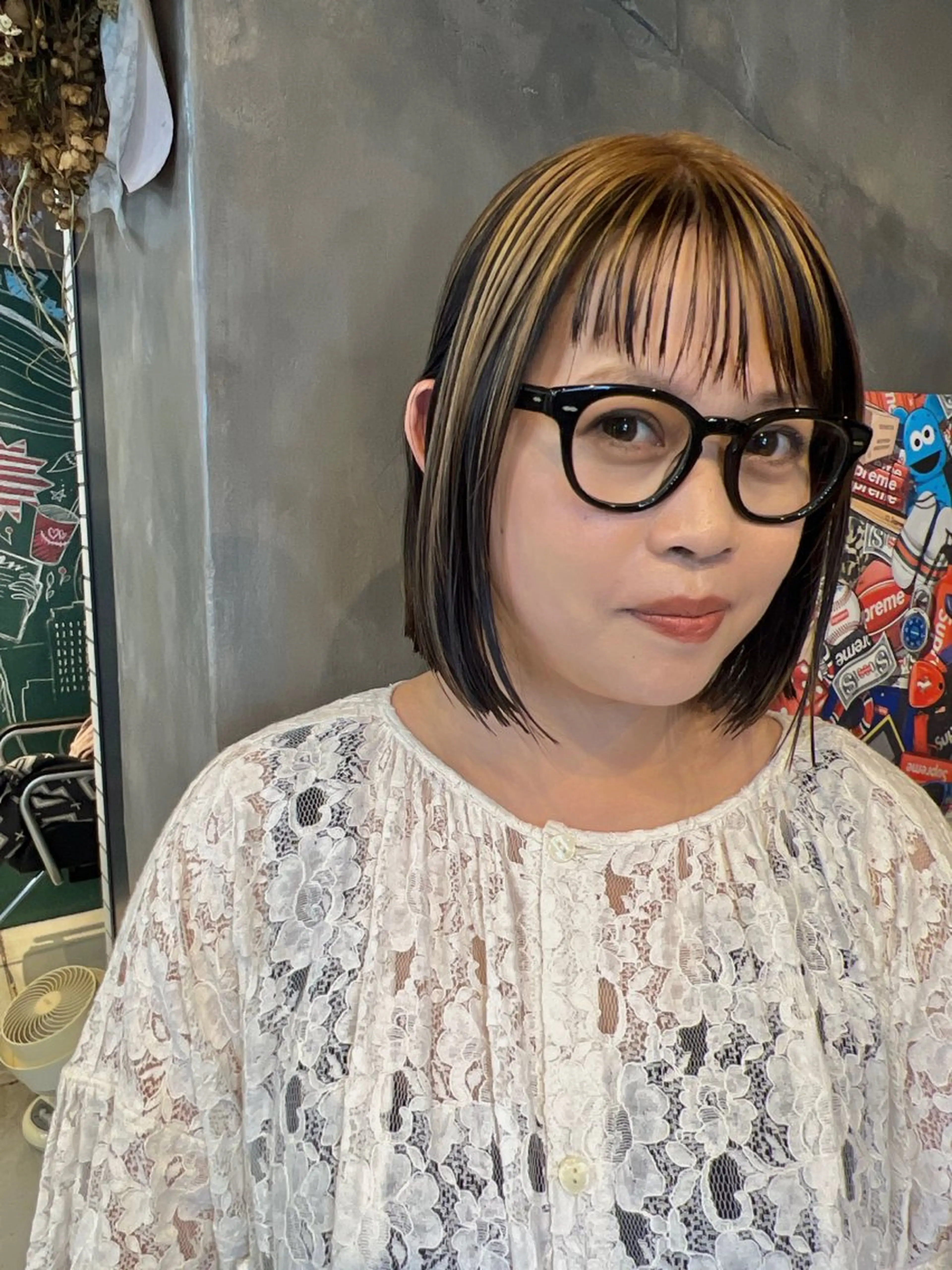 ミディアム カラー ミヨシマユ✨ チーフ就任記念🌈のヘアスタイル