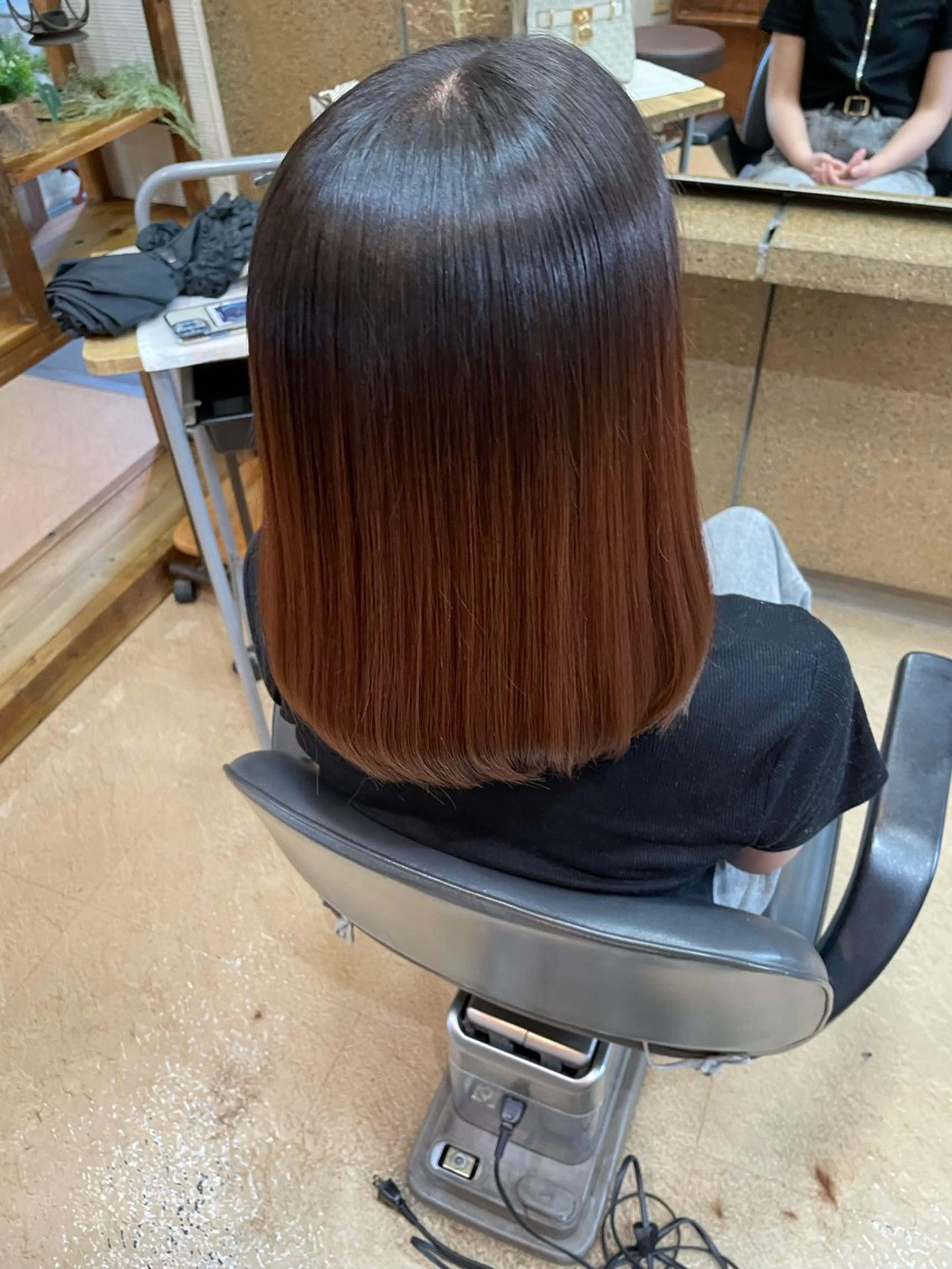 ミディアム カラー パーマ ヘアアレンジ 田中 俊貴のヘアスタイル