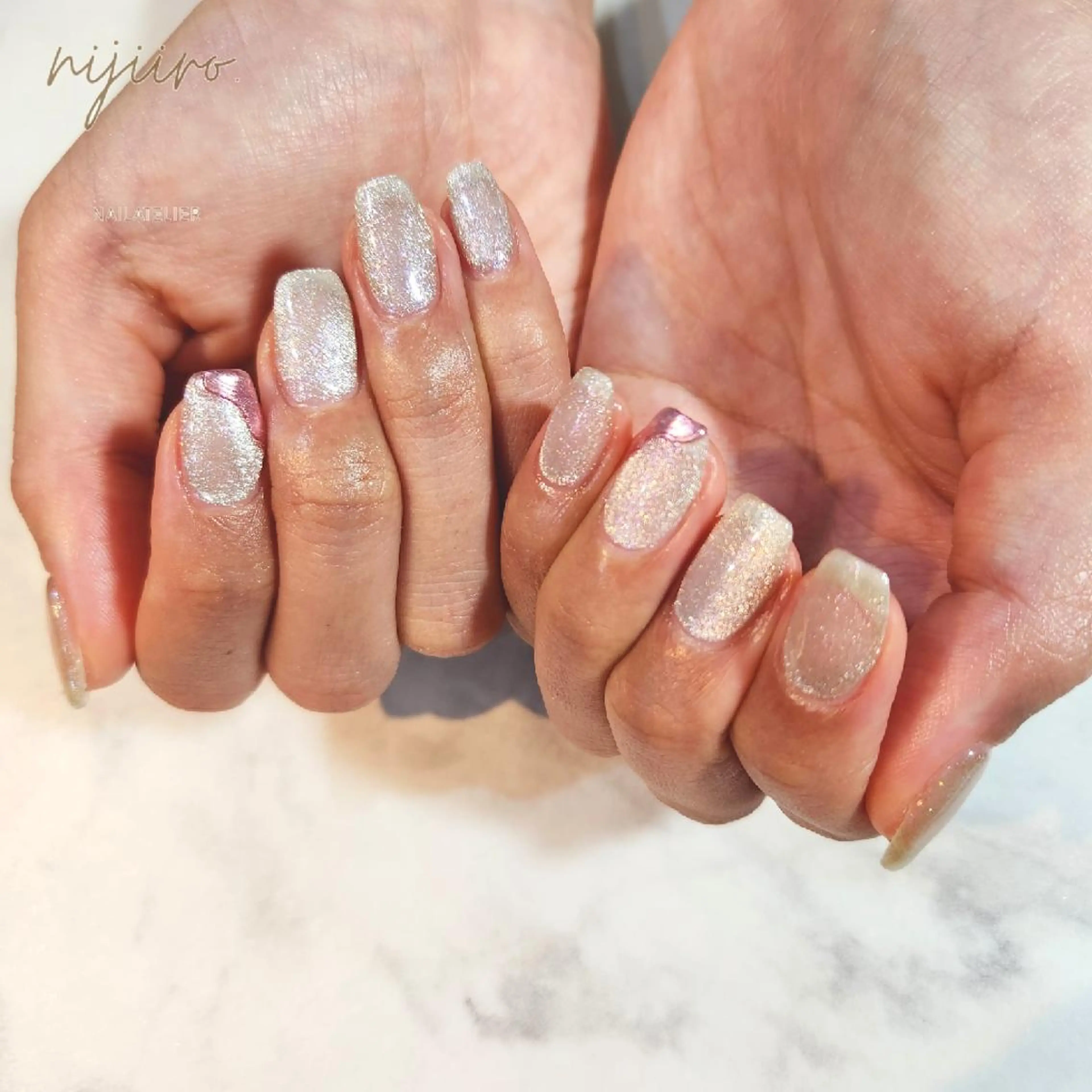 ネイル ハンドネイル nailatelier nijiiro.所属・nijiiro🌈 サトウのネイルデザイン