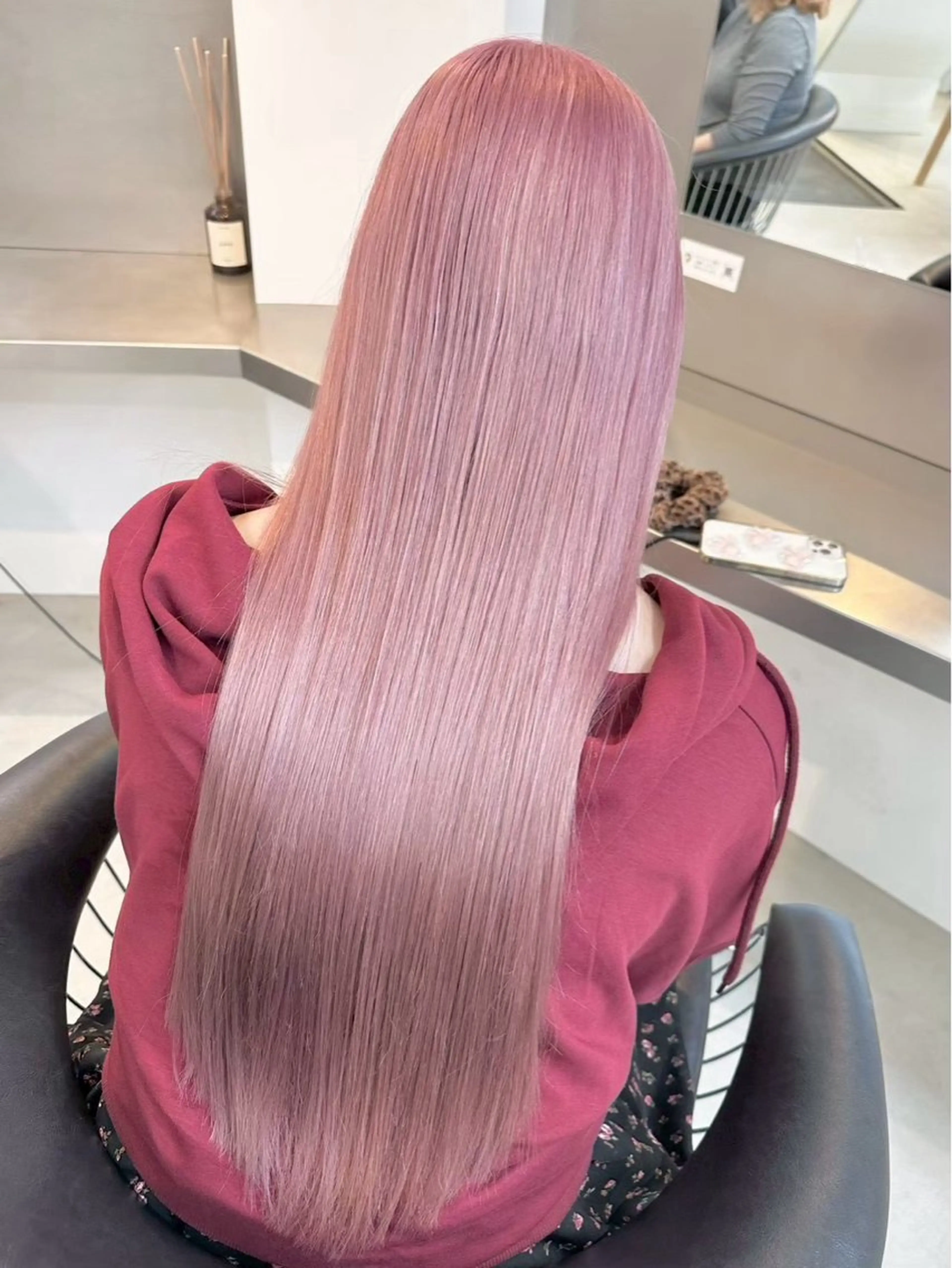 ロング ヘアカラー nanami lucktokyoのヘアスタイル