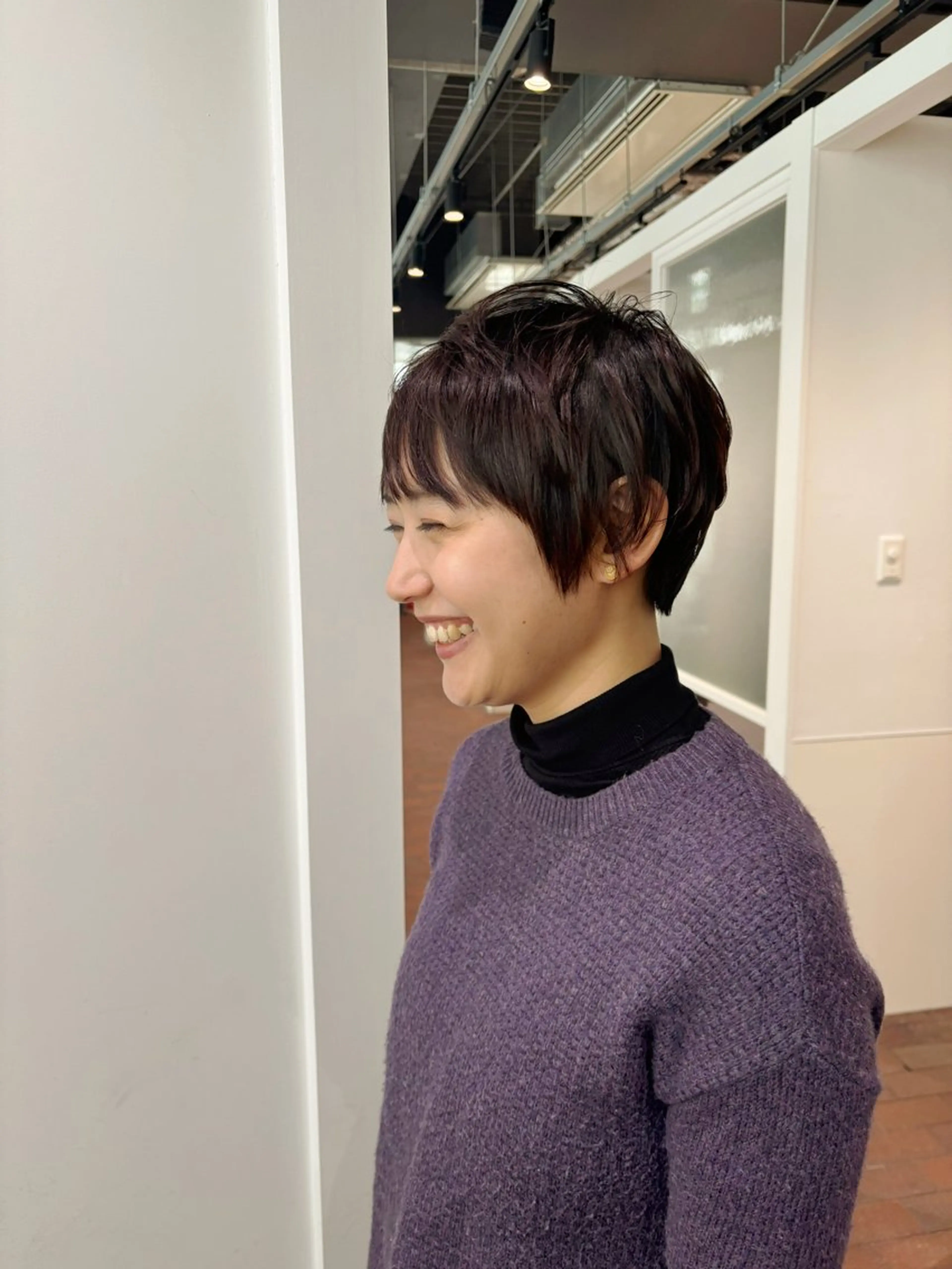 ショート ベリーショート ショートヘア カット マンツーマン 縮毛矯正/マユコのヘアスタイル