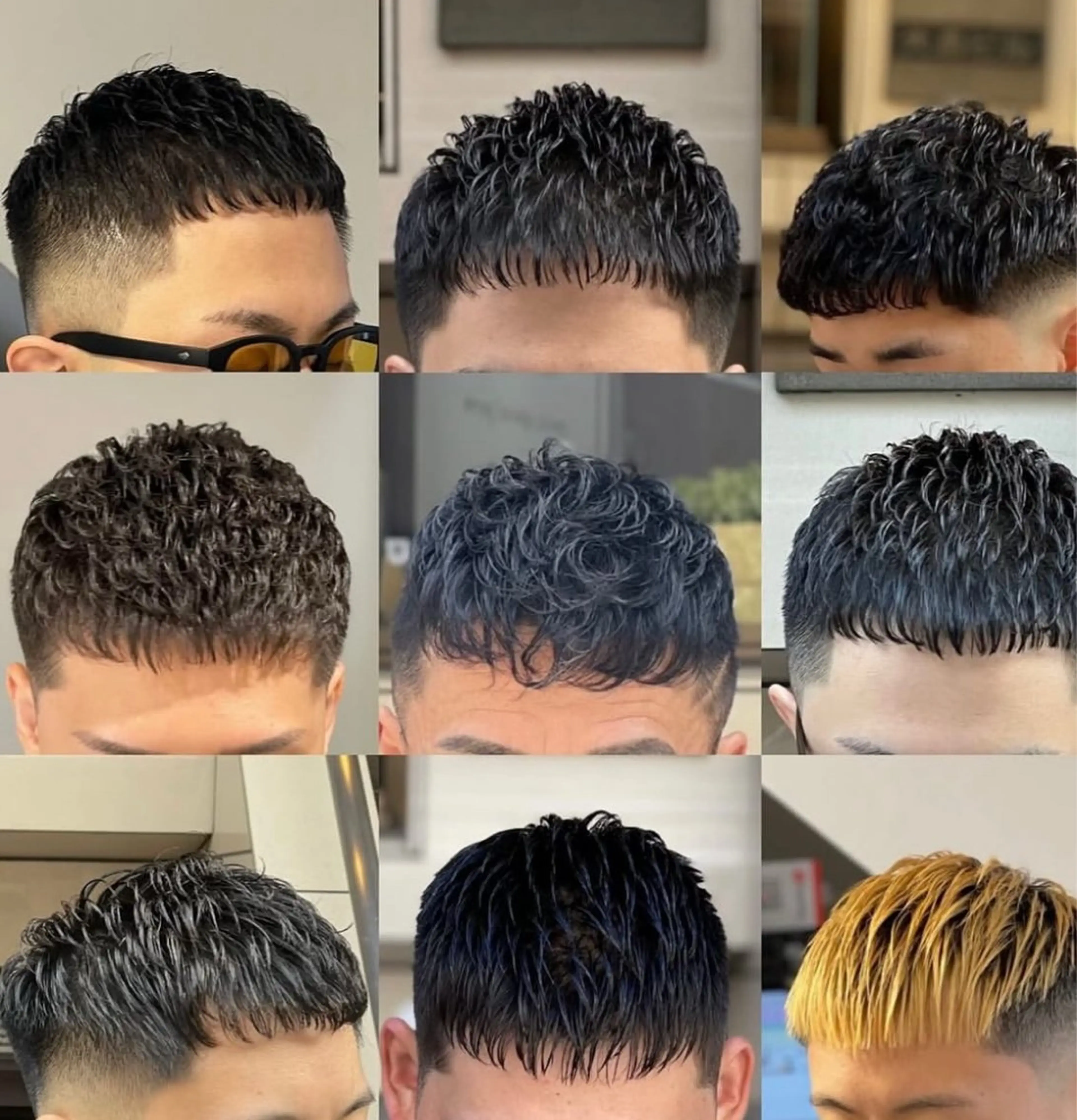 アイロンパーマの写真