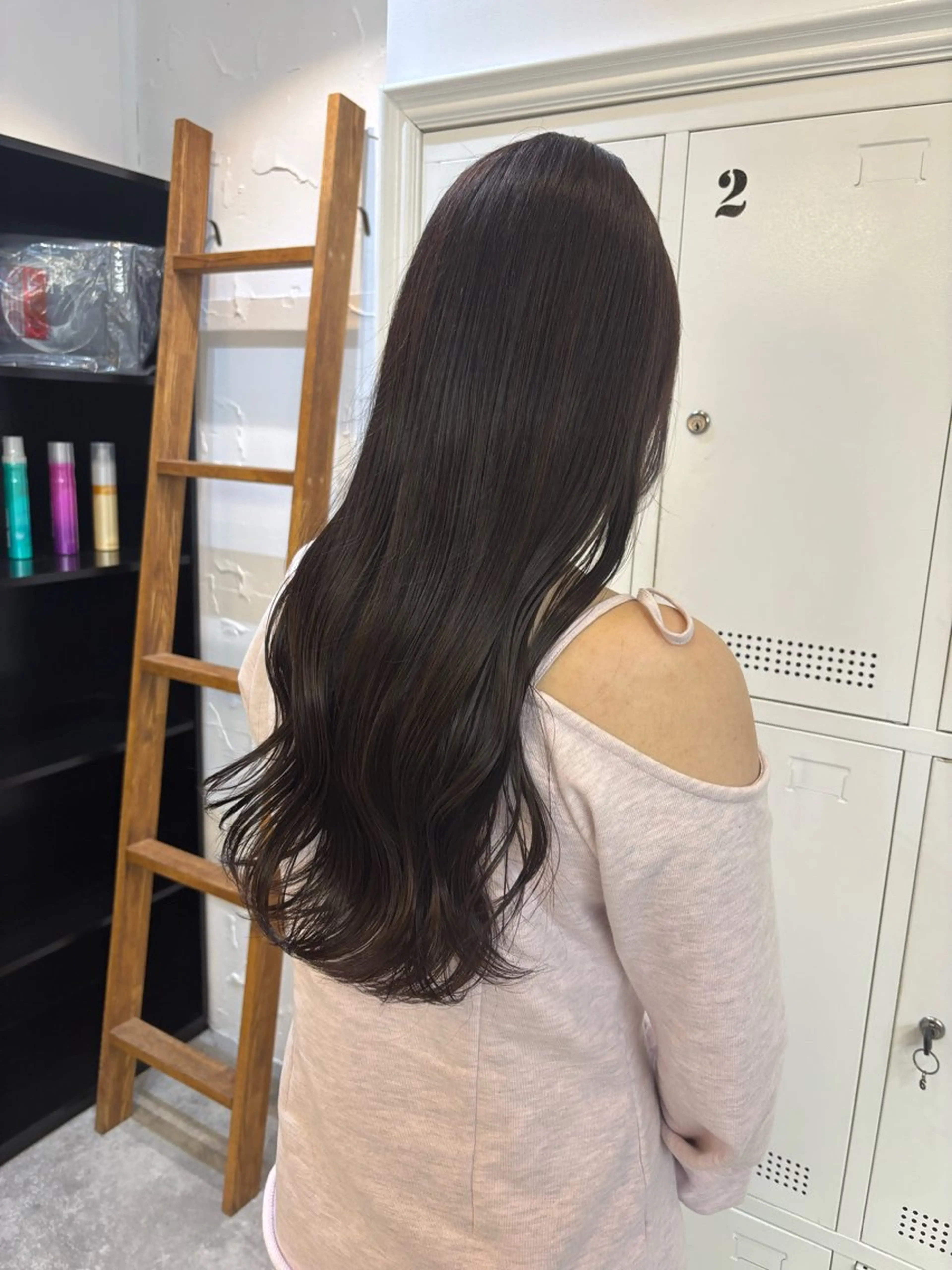 カラー ちはな‎🤍 ヘアセット／縮毛矯正のヘアスタイル