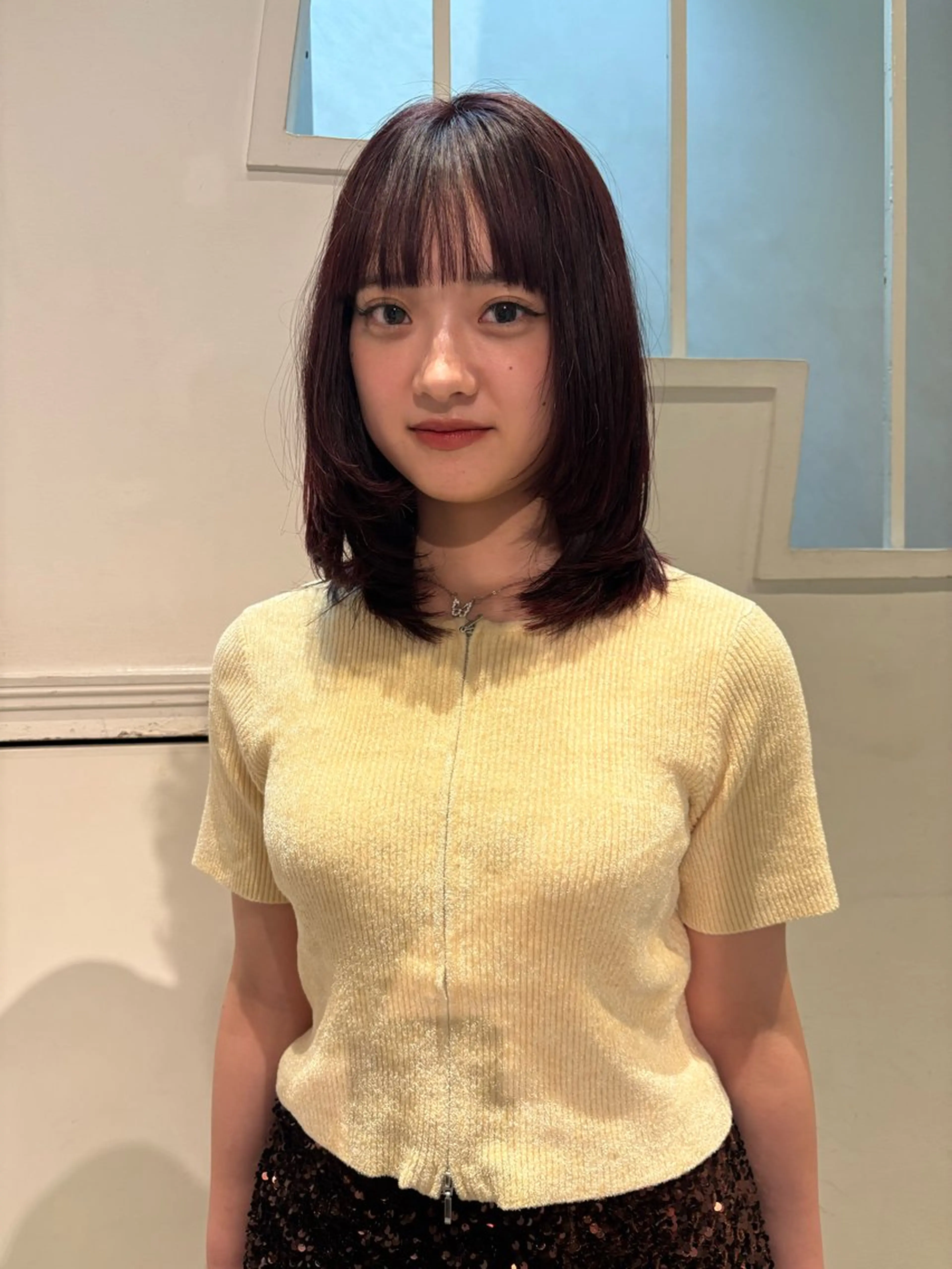 ミディアム カラー La Pensee/ カスヤリクのヘアスタイル