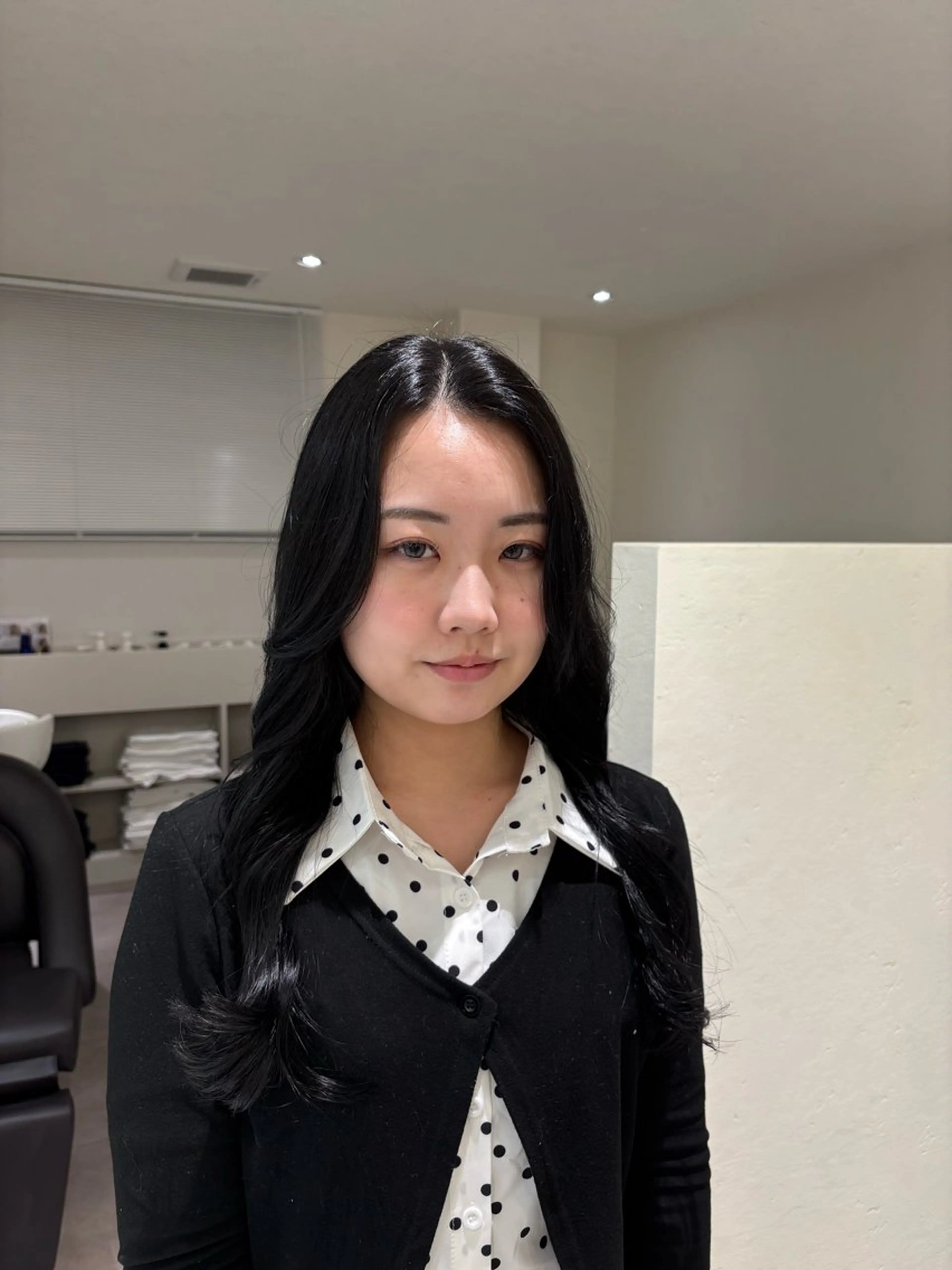 ロング カラー カット ヘアカラー 佃 風子のヘアスタイル