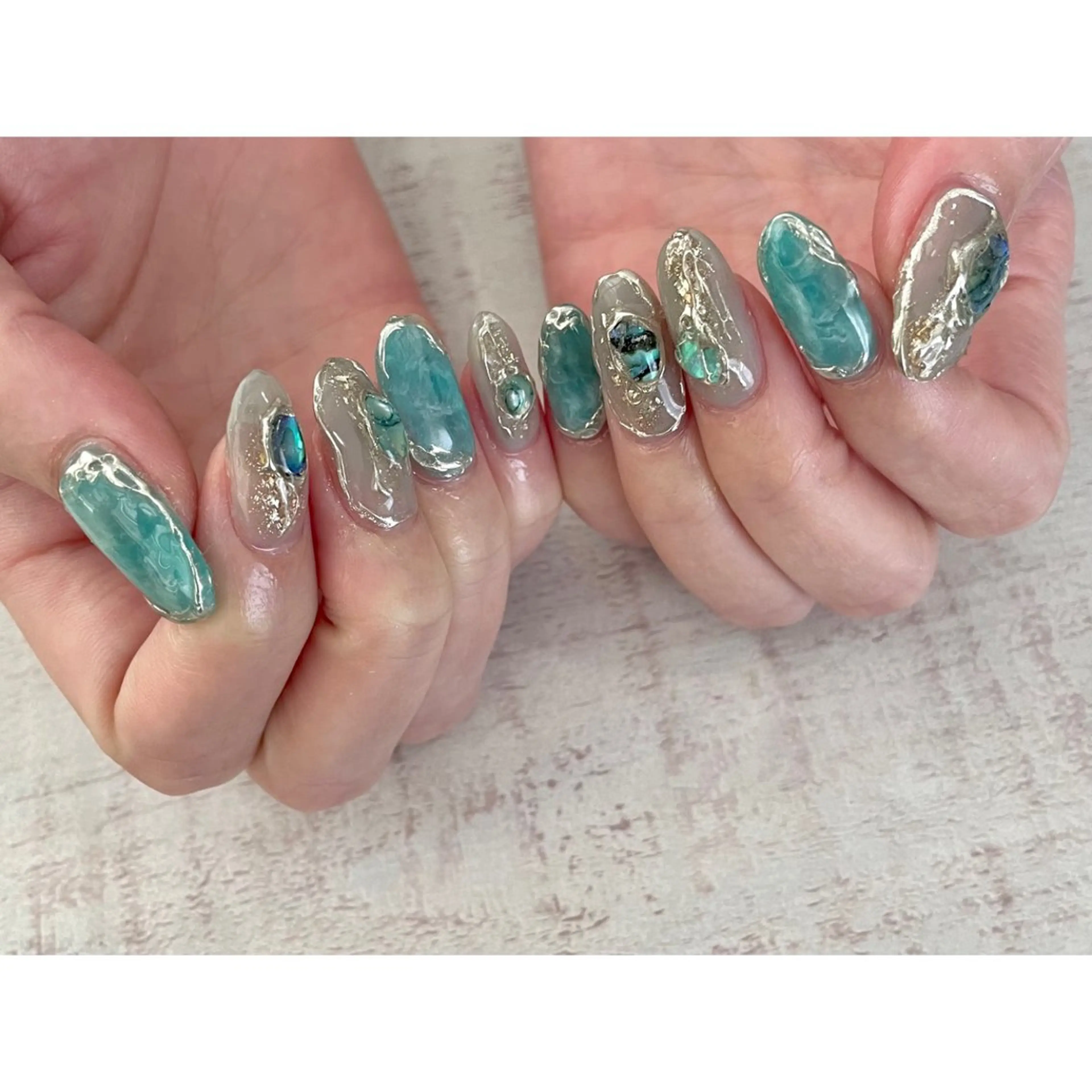 ネイル 𖡼 yumenoのネイルデザイン