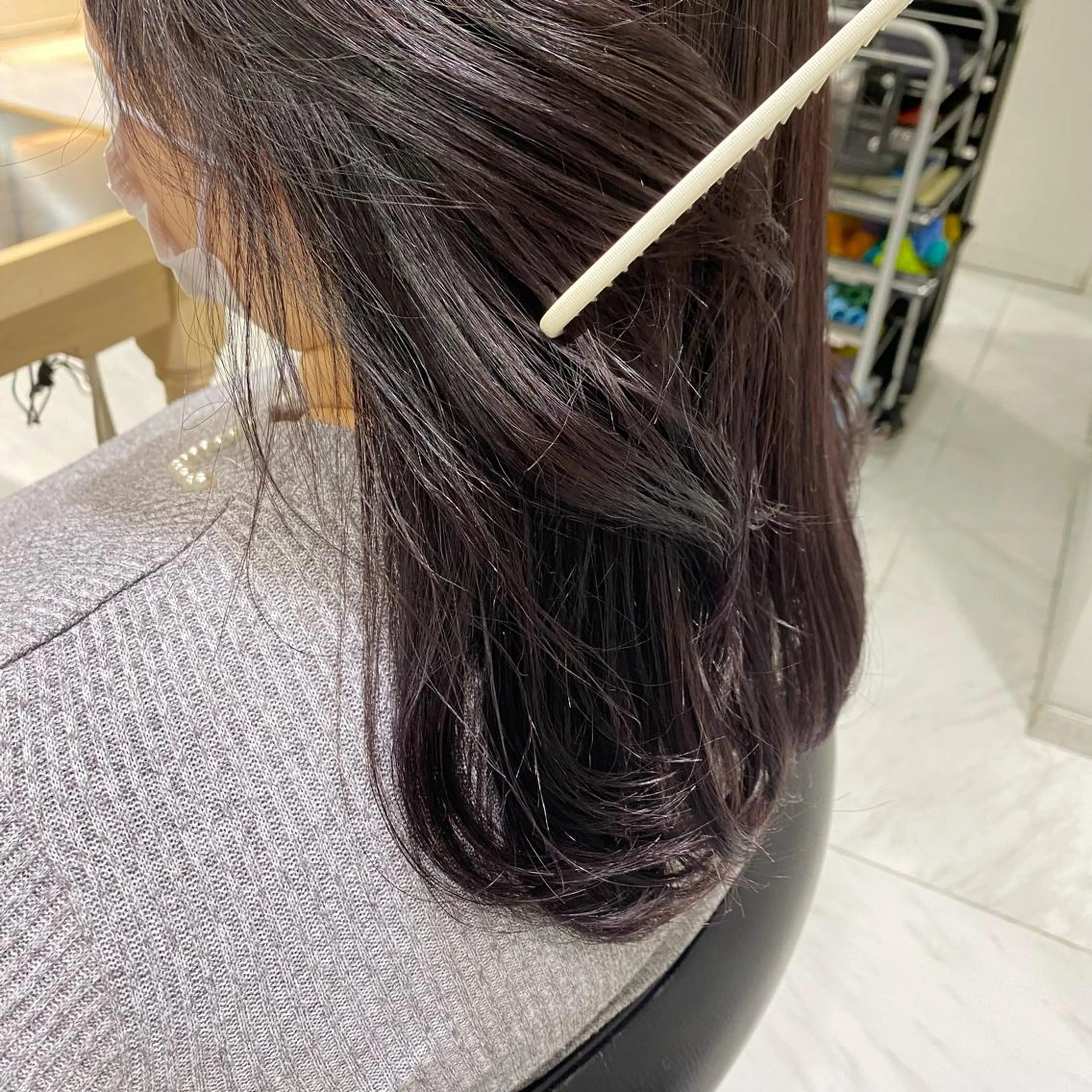 セミロング ヘアカラー トリートメント 艶感/ナチュラル 🌿マアヤのヘアスタイル