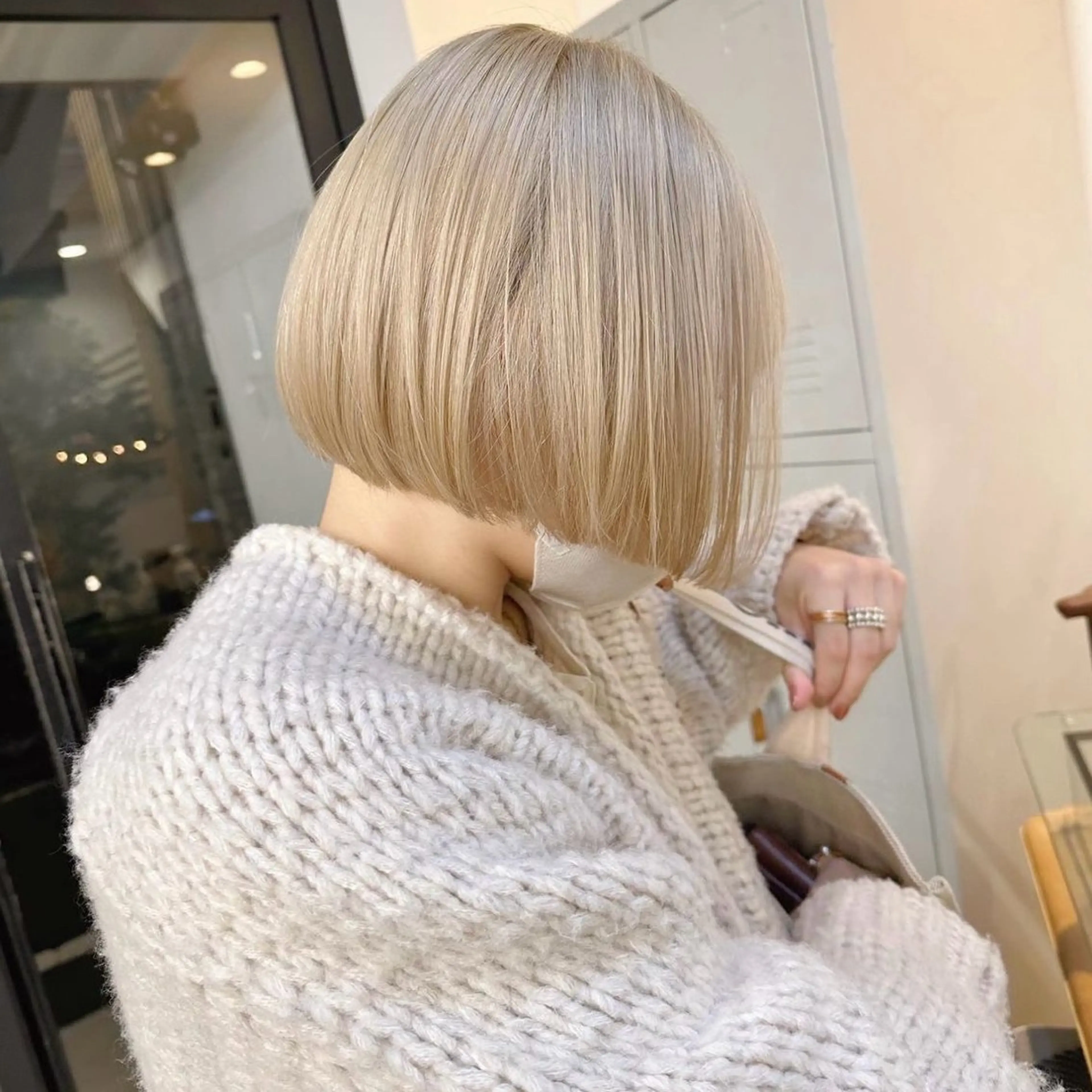 ボブカット+トリートメントの写真