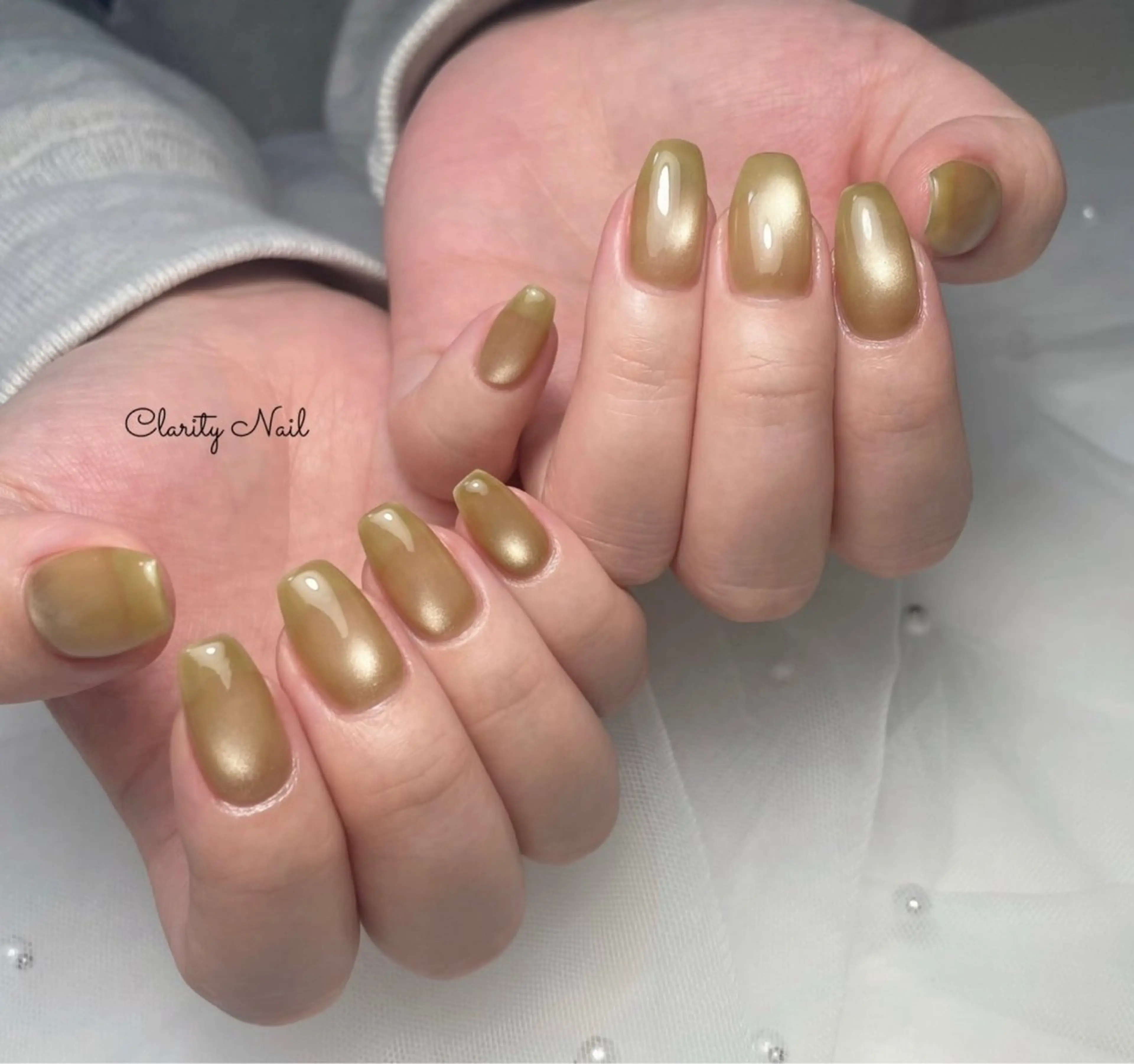 ネイル ワンカラーネイル ハンドネイル Clarity Nailのネイルデザイン