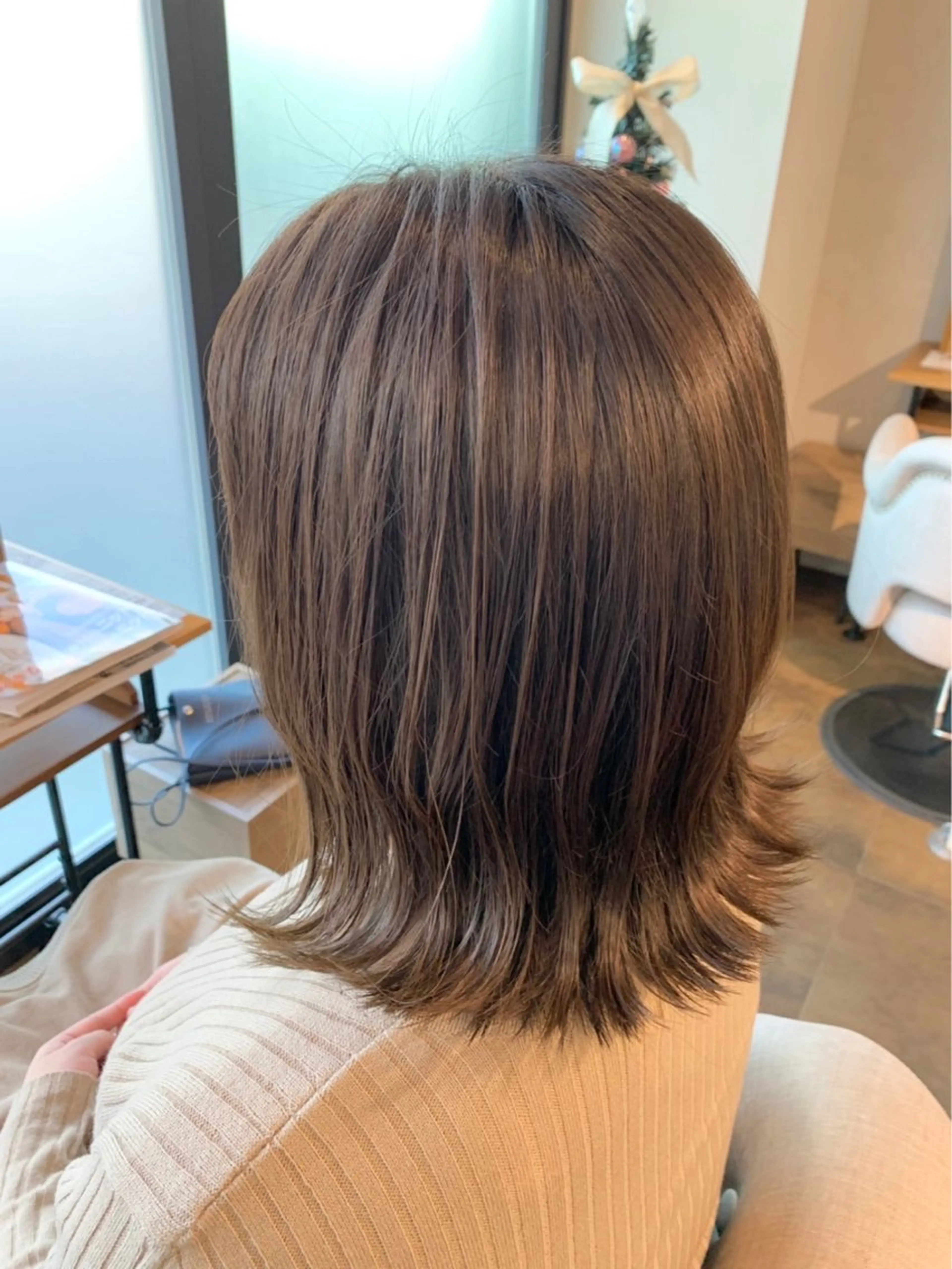 ミディアム カラー カット ヘアカラー HairRoom辻堂 Yuyama🕊のヘアスタイル