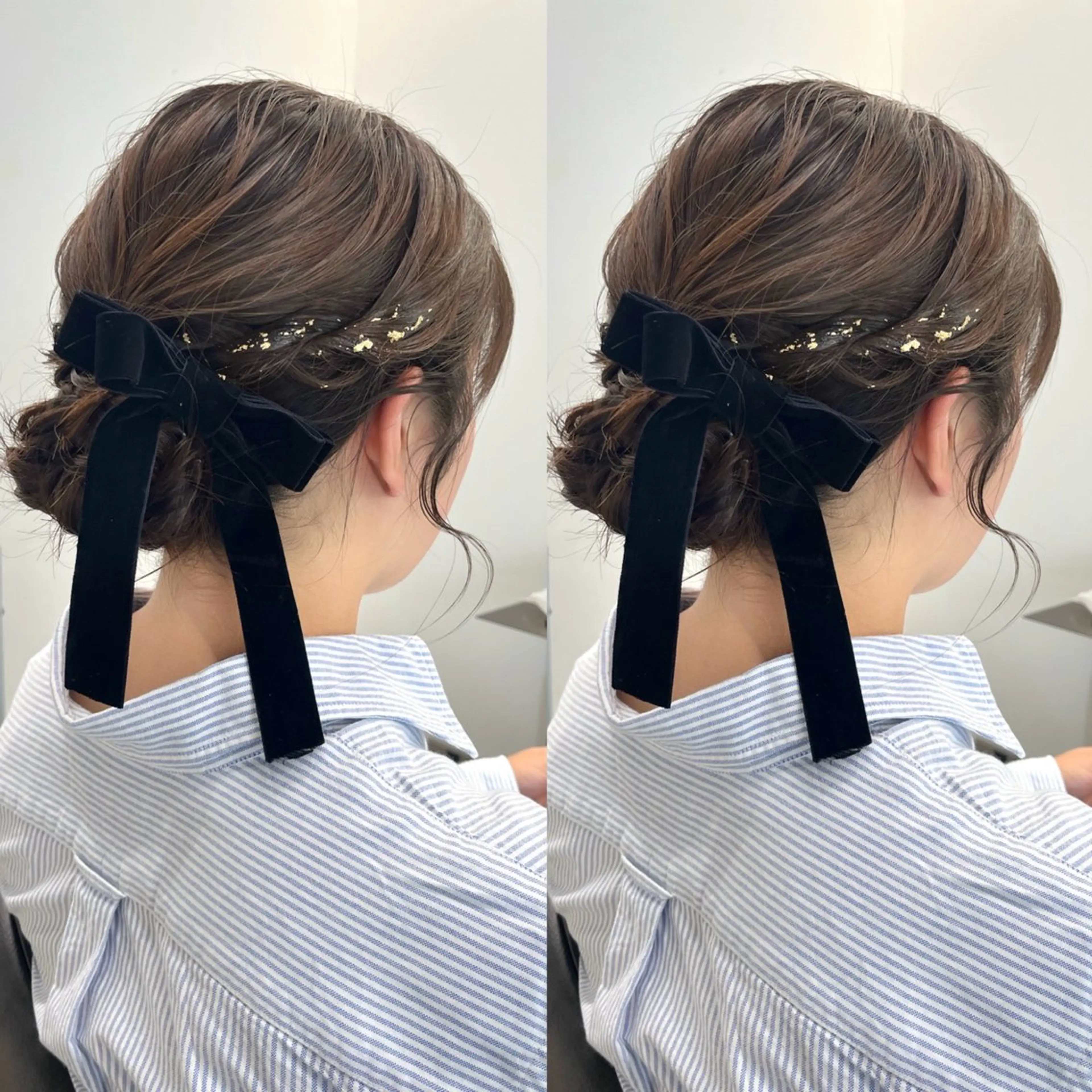 ☁️ ヘアセット【 定番⋆ シニヨンスタイル 】の写真
