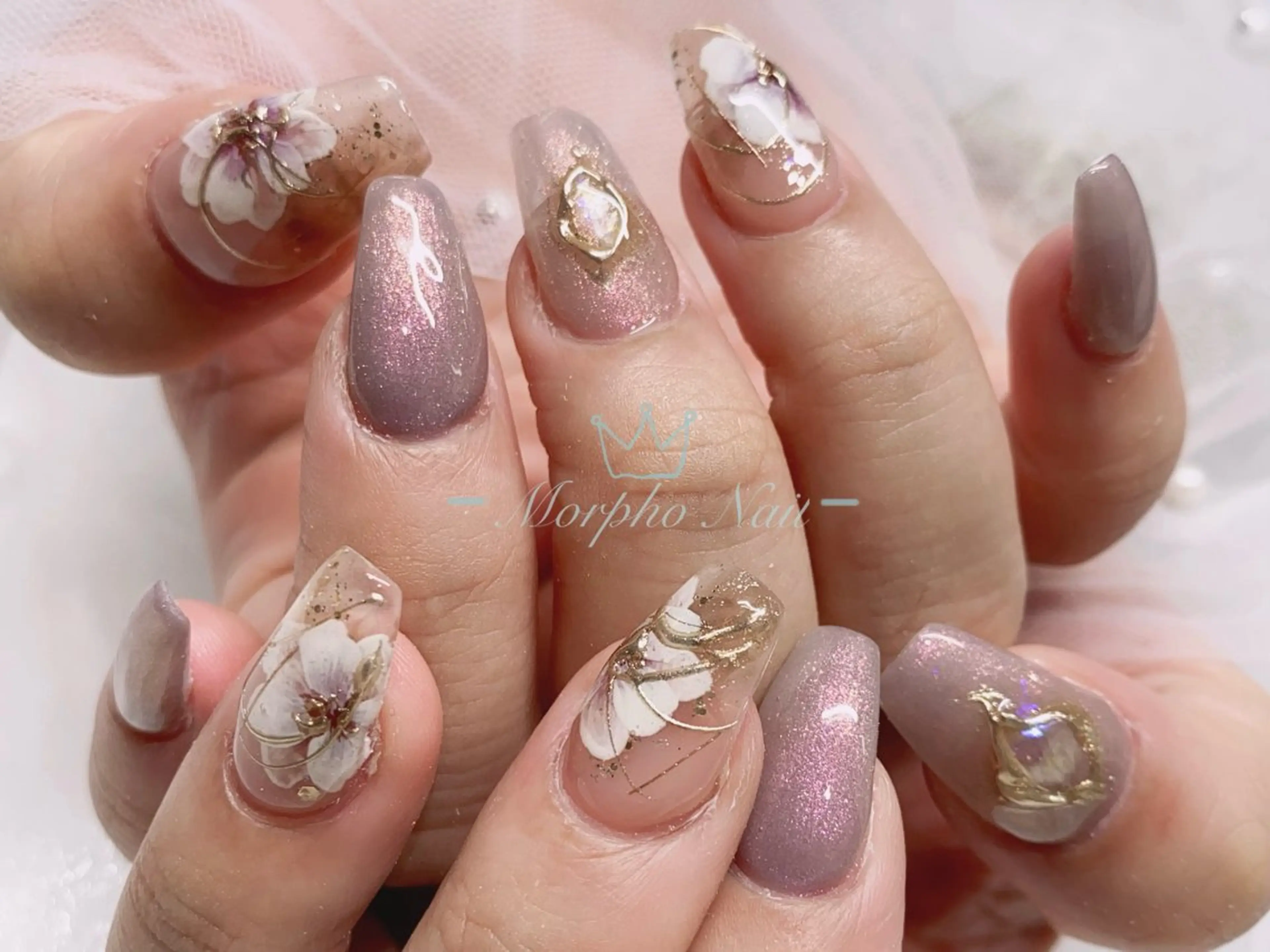 ネイル Morpho nailのネイルデザイン
