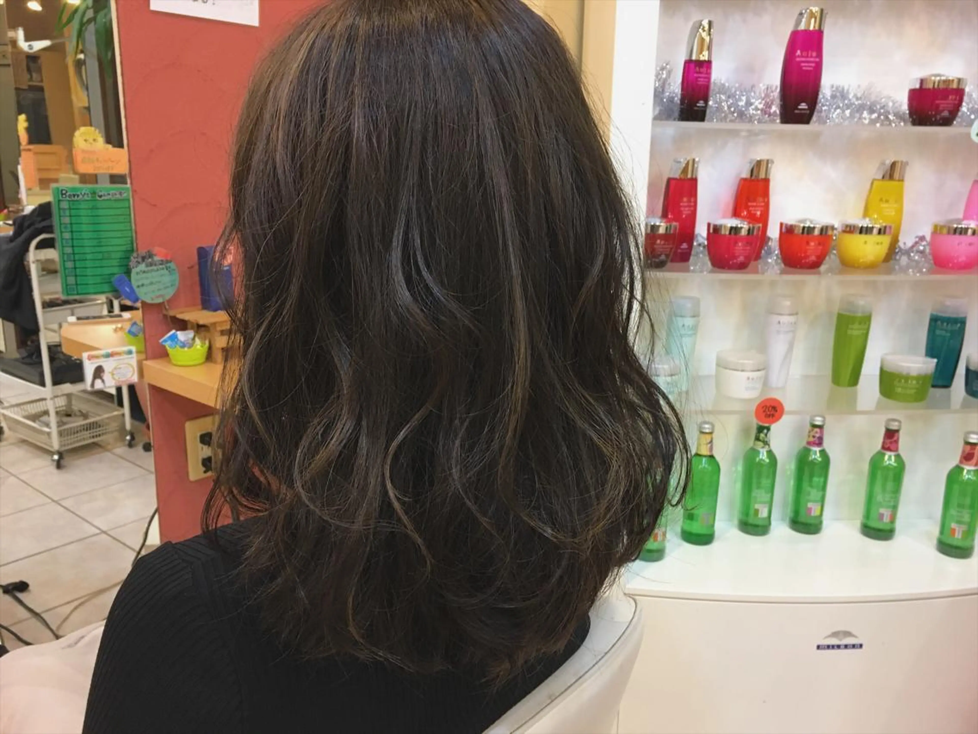 ロング カラー ハイライトカラー ハイライト Dream30所属・Dream30 miyuのヘアスタイル