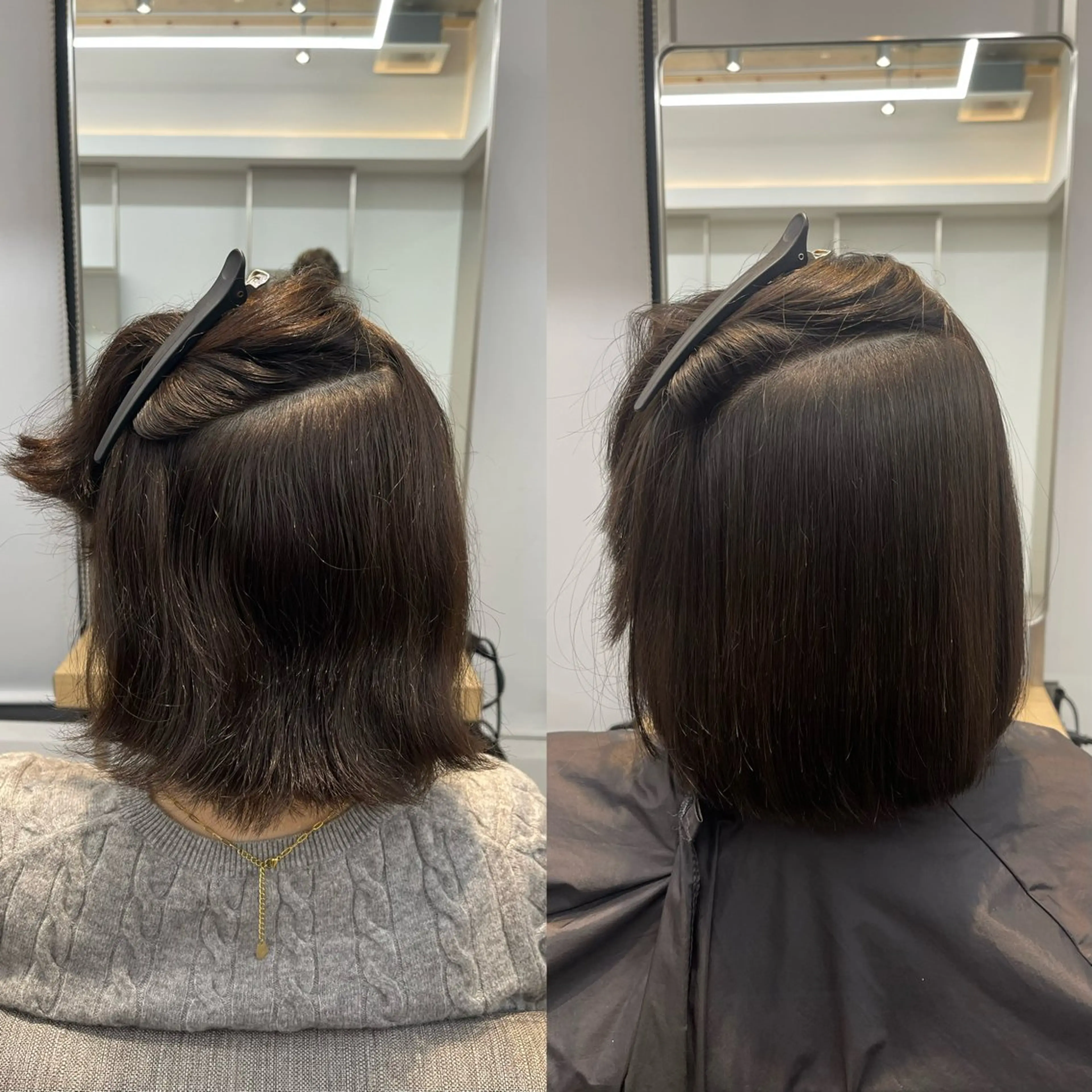 ミディアム パーマ トリートメント 綱島/髪質改善 /艶髪/ルキヤ‎‎のヘアスタイル