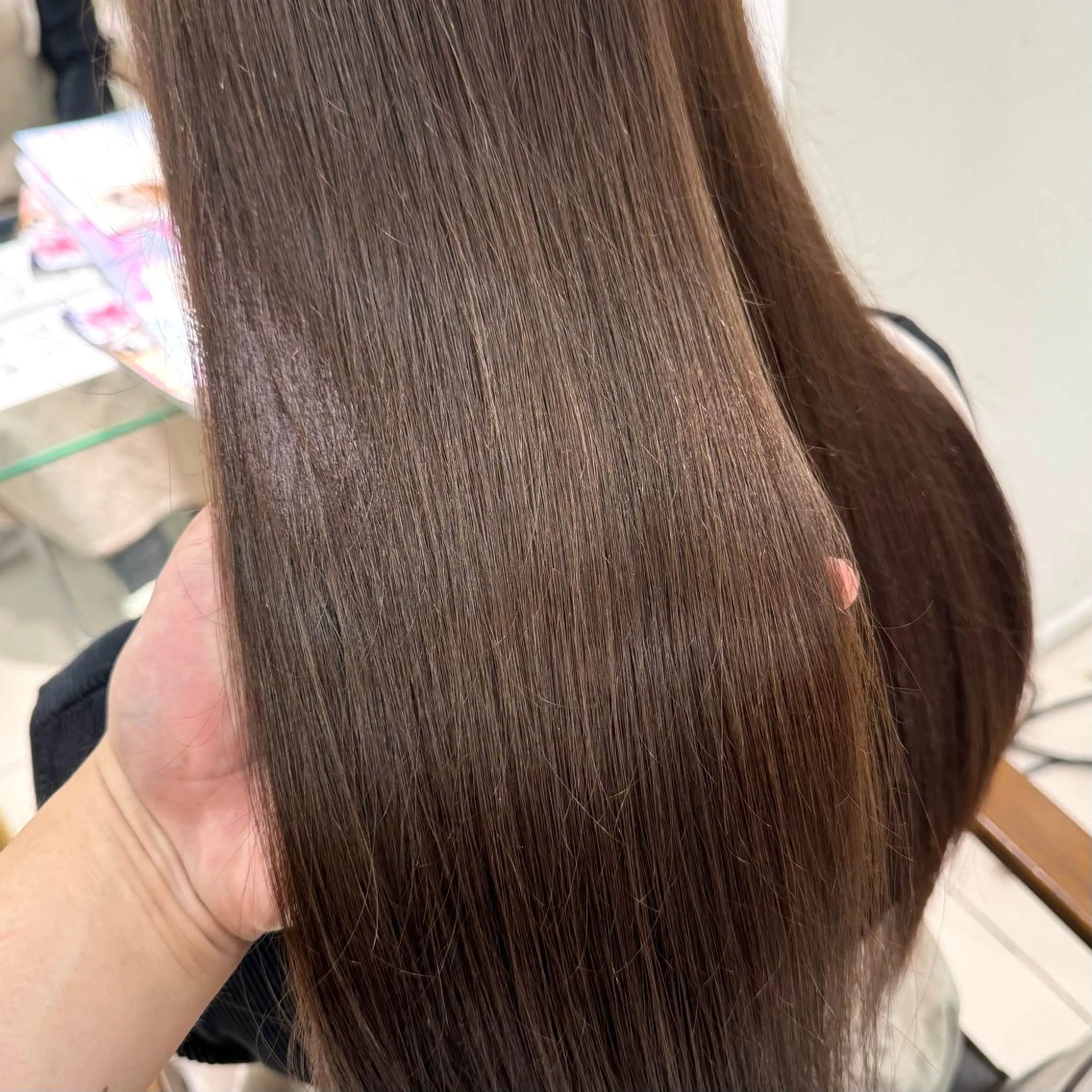 ロング カラー ヘアアレンジ ヘアカラー ブリーチなしカラー /新百合ヶ丘/安形翔のヘアスタイル