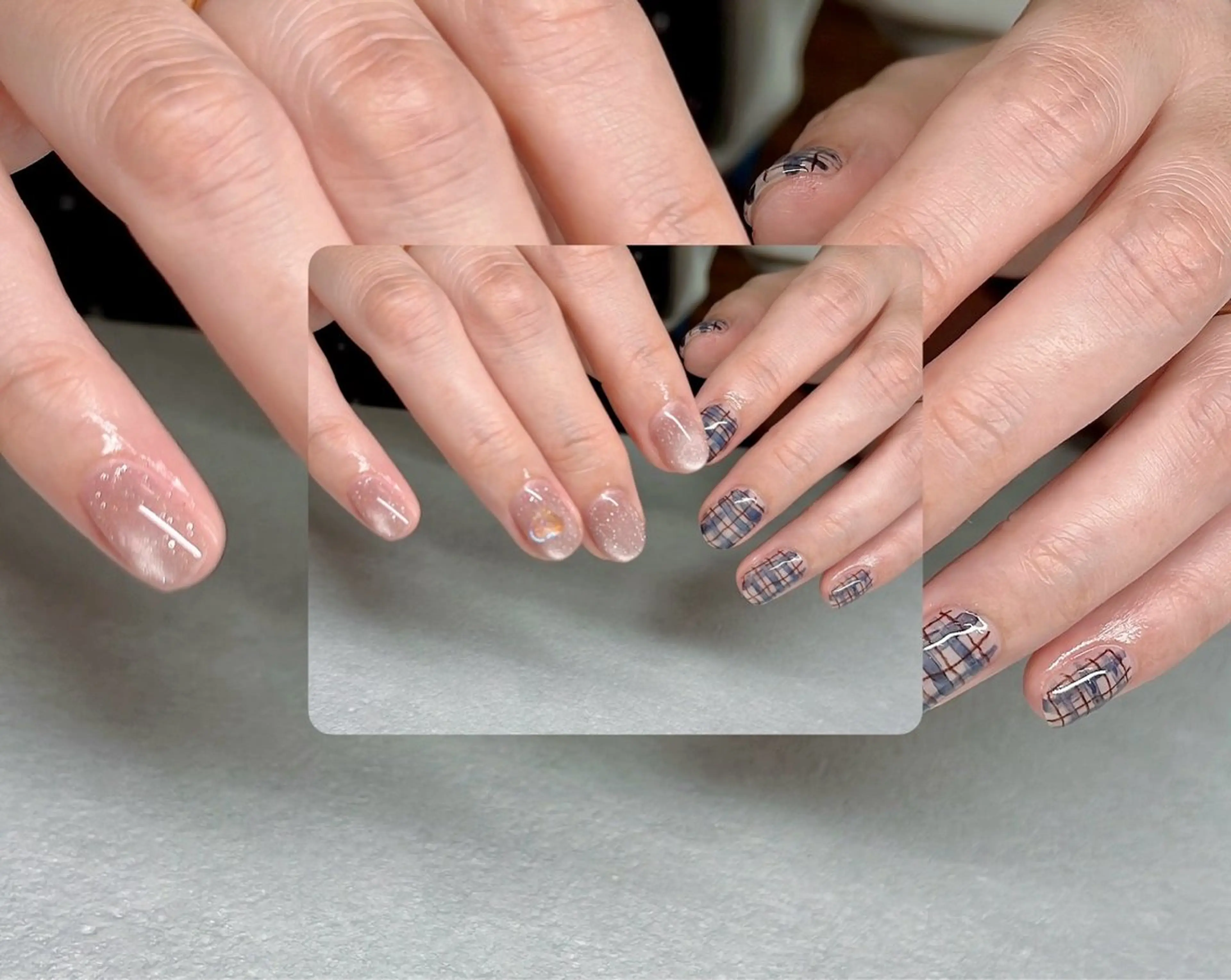 ネイル ハンドネイル tsumeya ゆるかわ手描きネイルのネイルデザイン