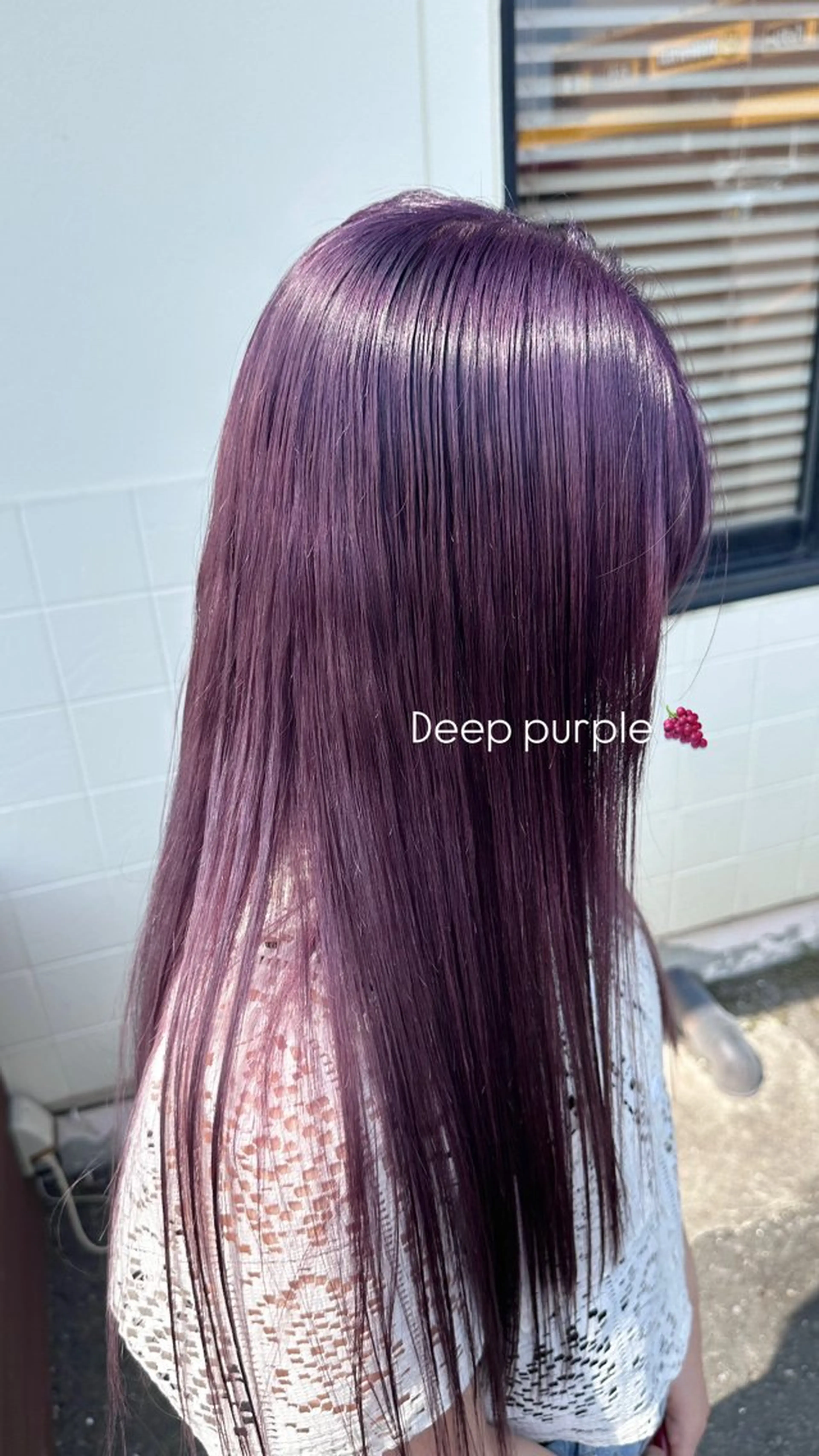 ロング カラー 坂庭 美夢のヘアスタイル