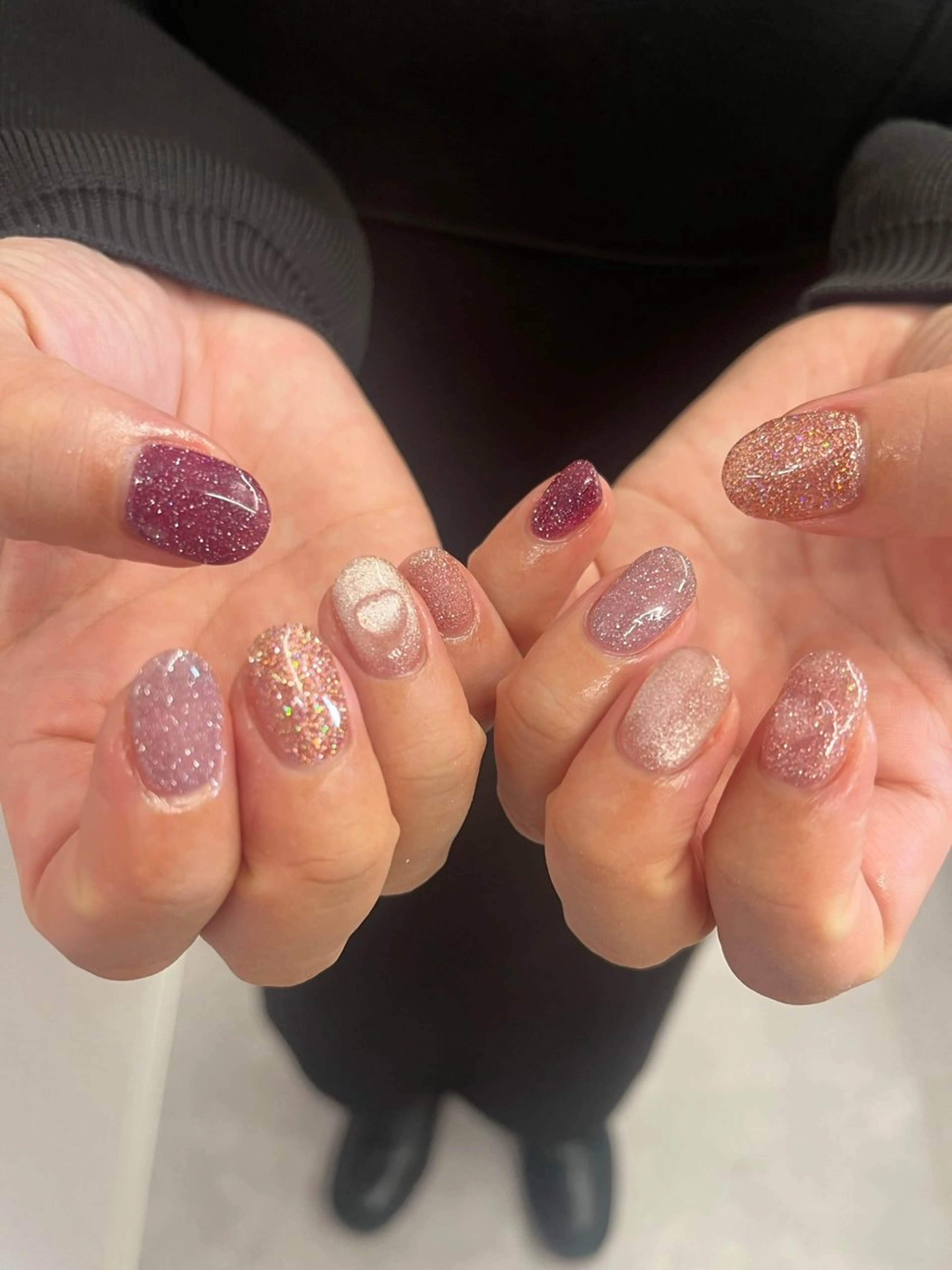ネイル キラキラネイル nail＊ runa🌻のネイルデザイン