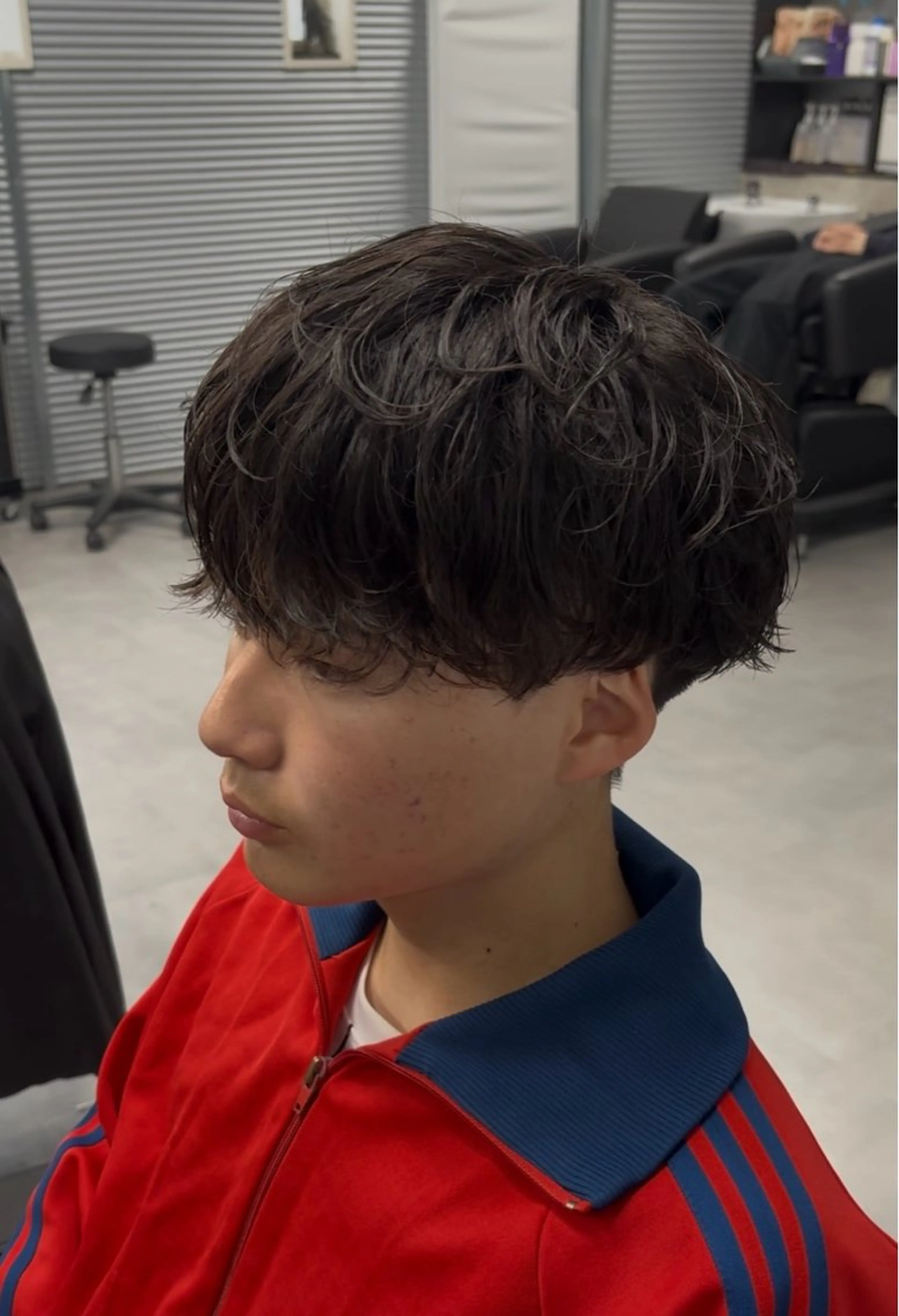 ミディアム メンズ/柏/パーマ/ チハヤのヘアスタイル