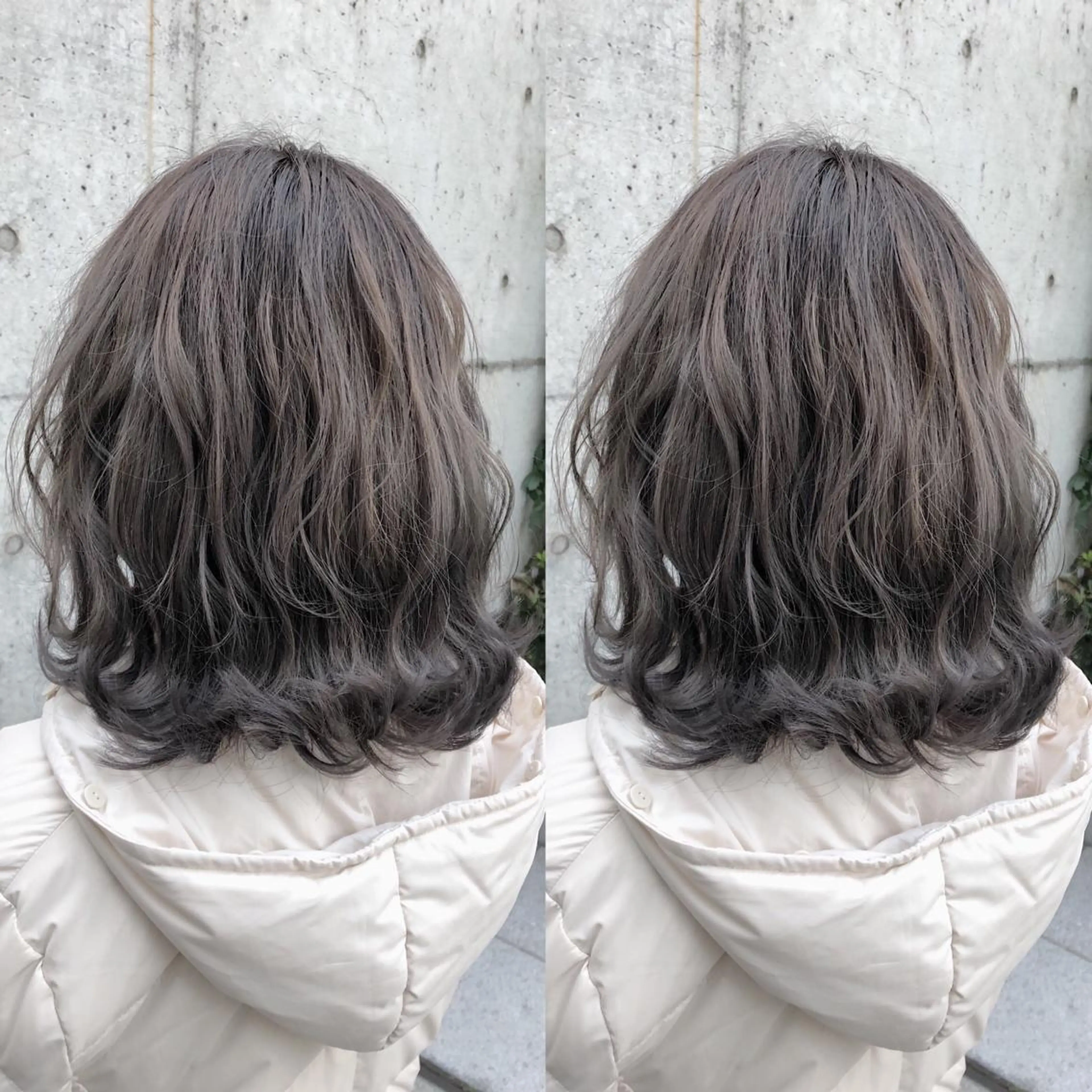 ロング カラー パーマ ヘアアレンジ メンズ キッズ ネイル マツエク・マツパ ベージュカラー グラデーションカラー ミルクティーベージュ グラデーション ヘアカラー 💟Chloe原宿店 🩶ハイトーンのヘアスタイル