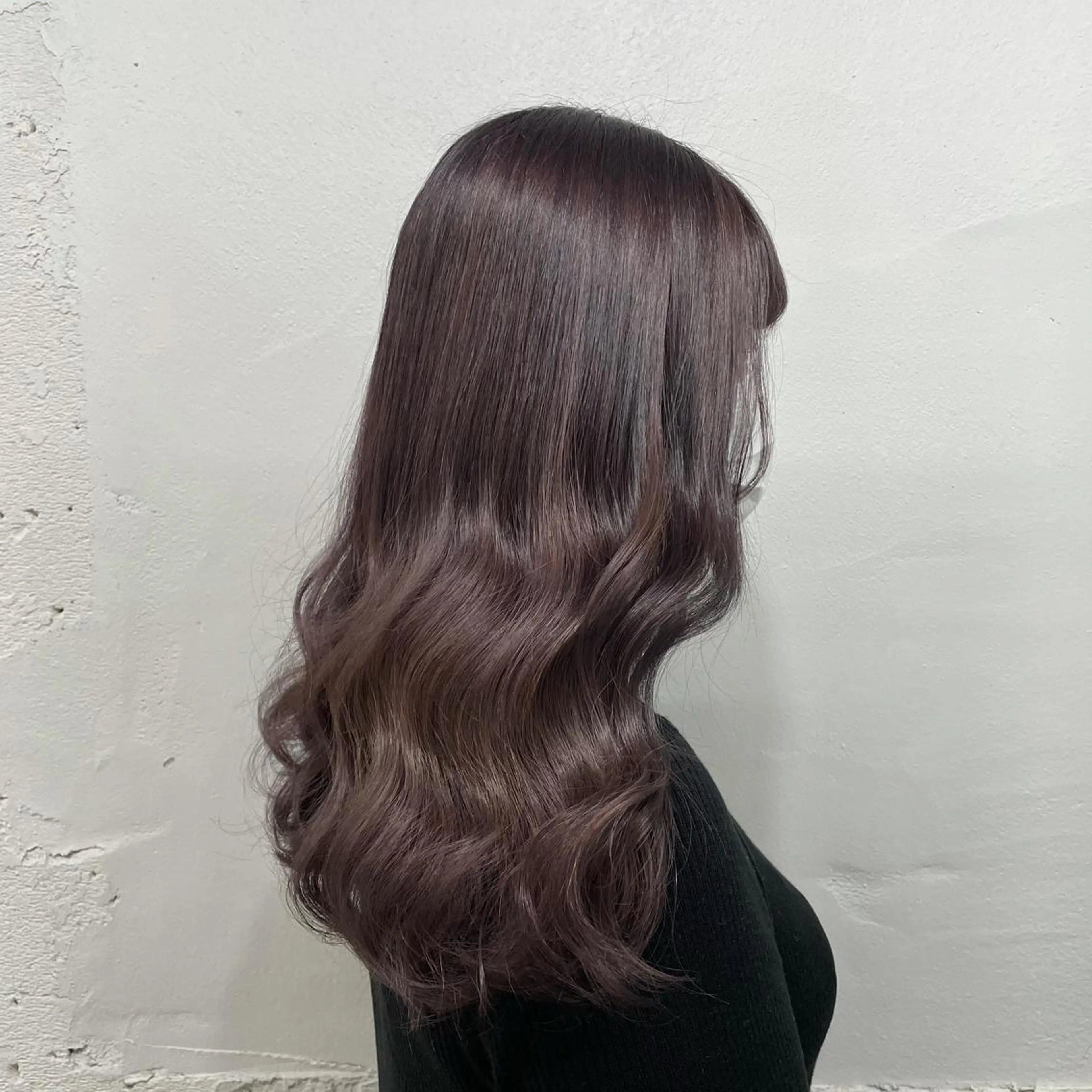 セミロング カラー シールエクステ バレイヤージュ ミストバング ダブルカラー  フェイスフレーミング 🧡艶髪ちゅるん髪 🫧🧡YUKI❄️のヘアスタイル