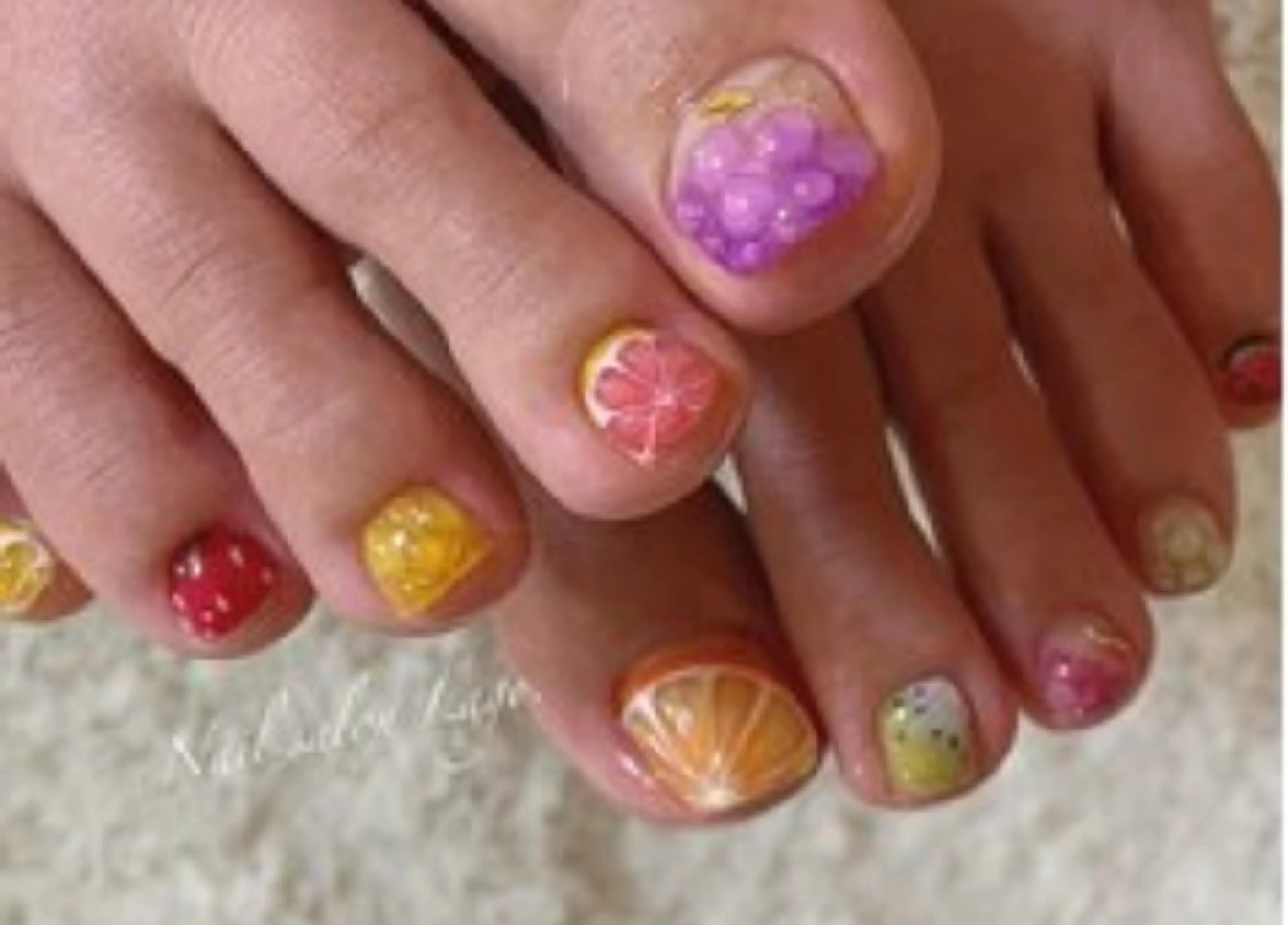 フット【ご新規様オフ無料】メニュー!ニュアンスdesign☆持ち込みネイルの写真