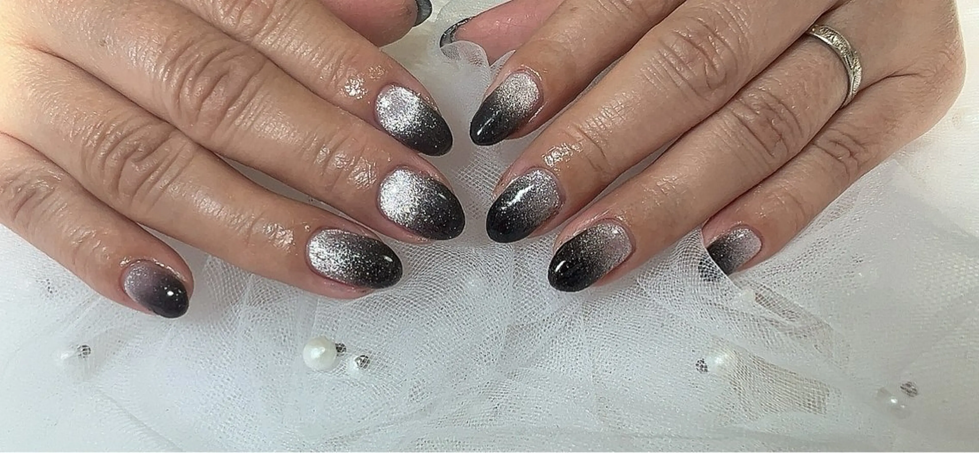 ネイル グラデーション マグネットネイル Ruana Nailのネイルデザイン