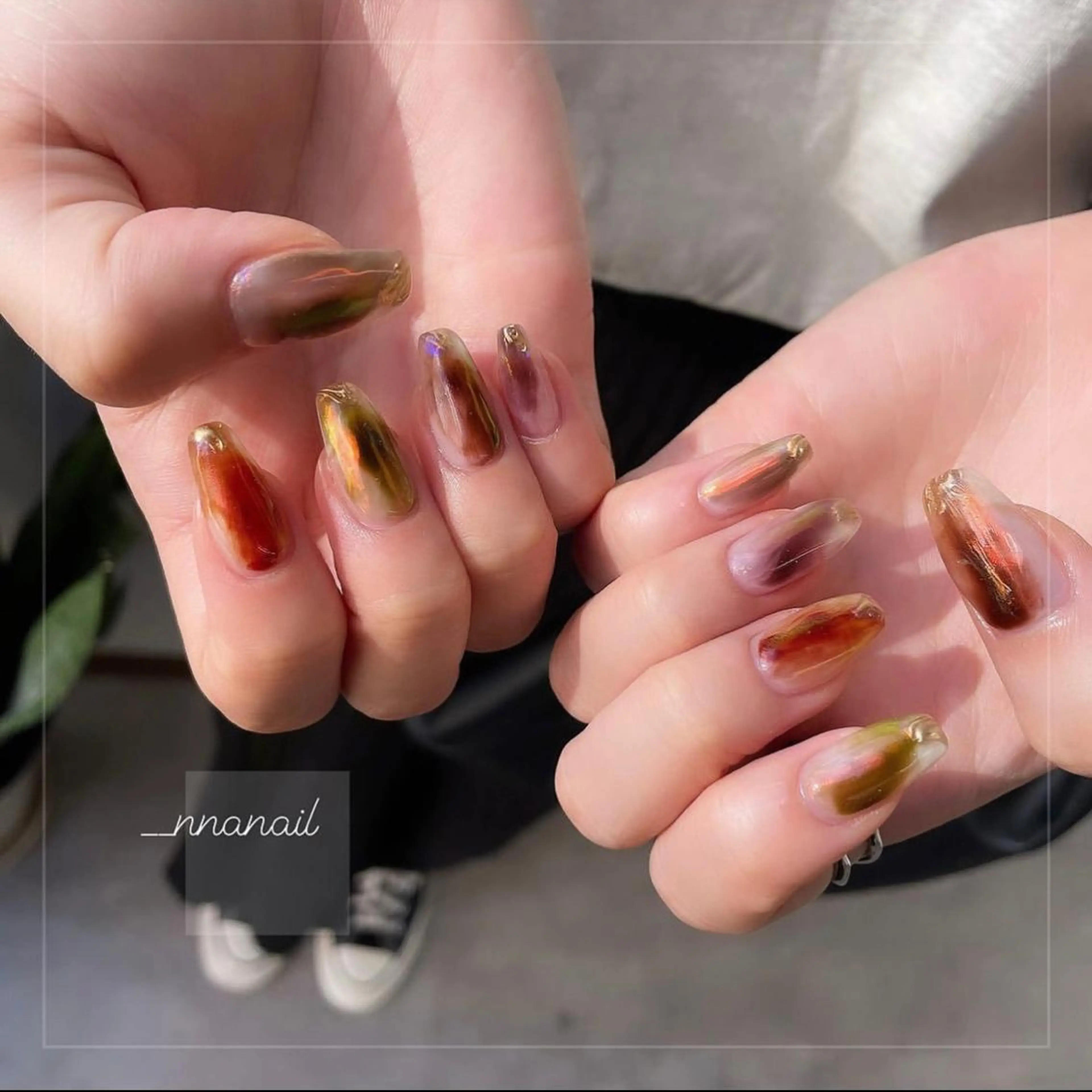 ネイル GRANDE OSU Anna 🧸💛のネイルデザイン