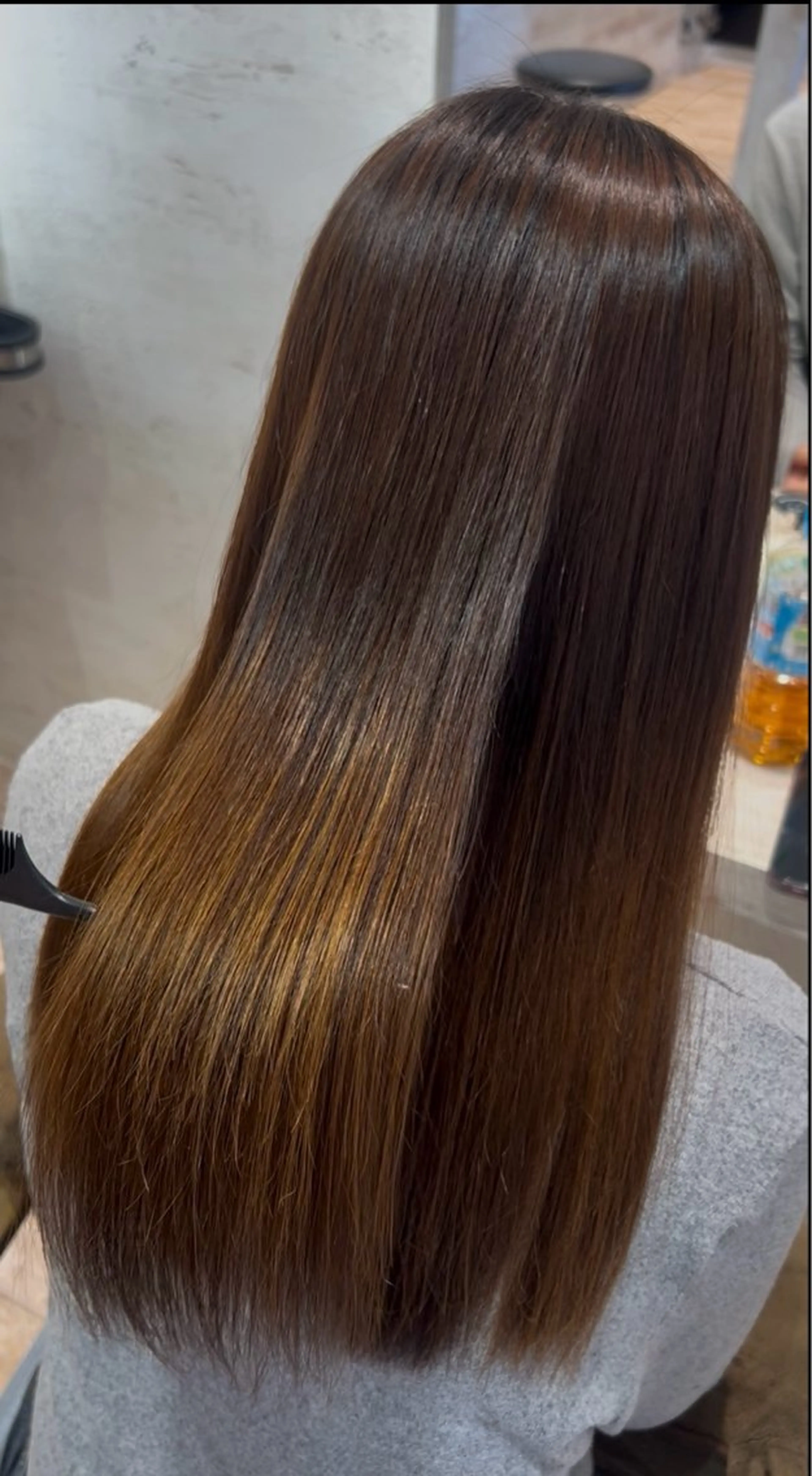 ロング 髪質改善 縮毛矯正 田中 千尋のヘアスタイル