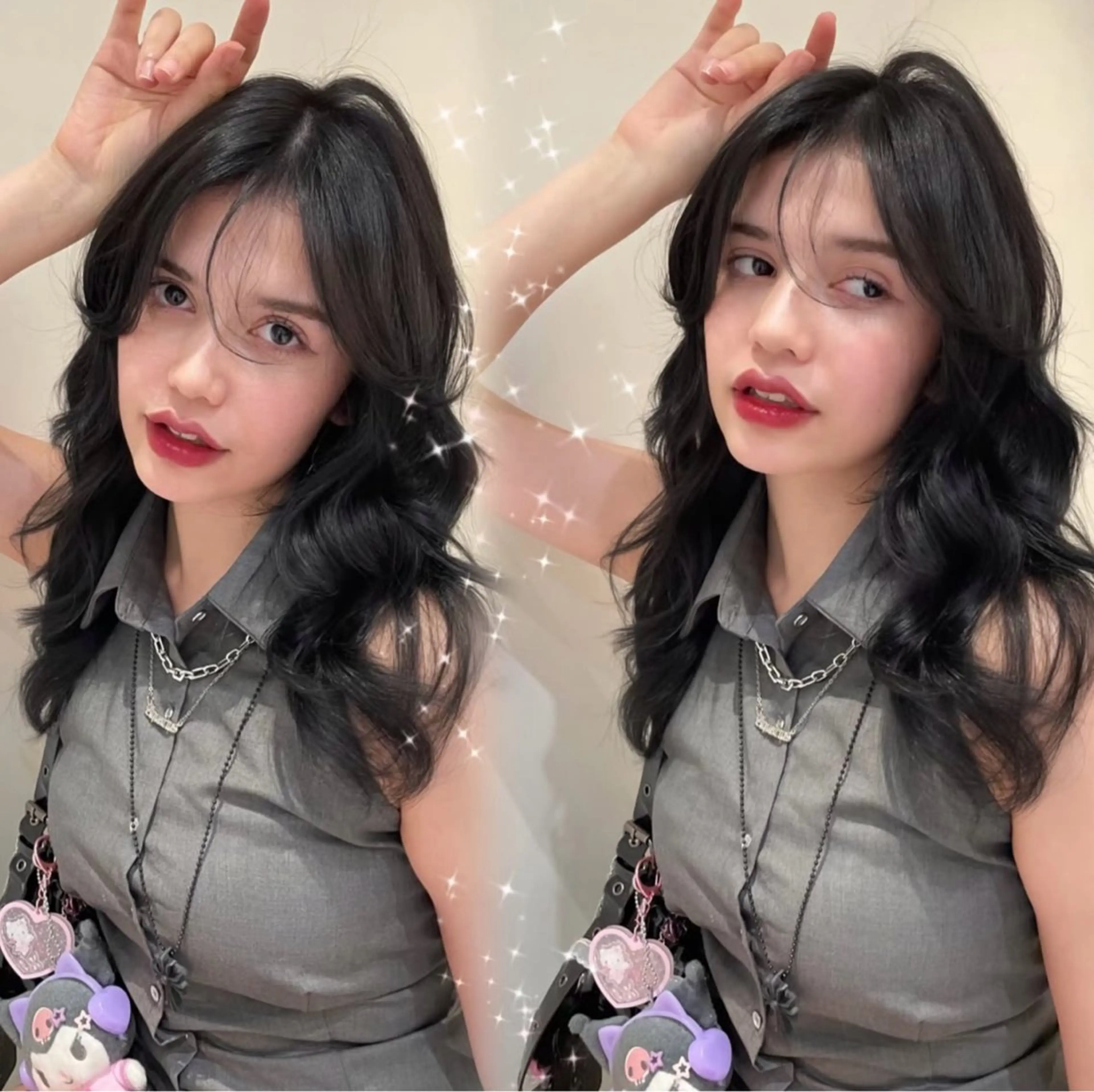 セミロング カラー Hazuki/ 韓国ヘア🇰🇷のヘアスタイル