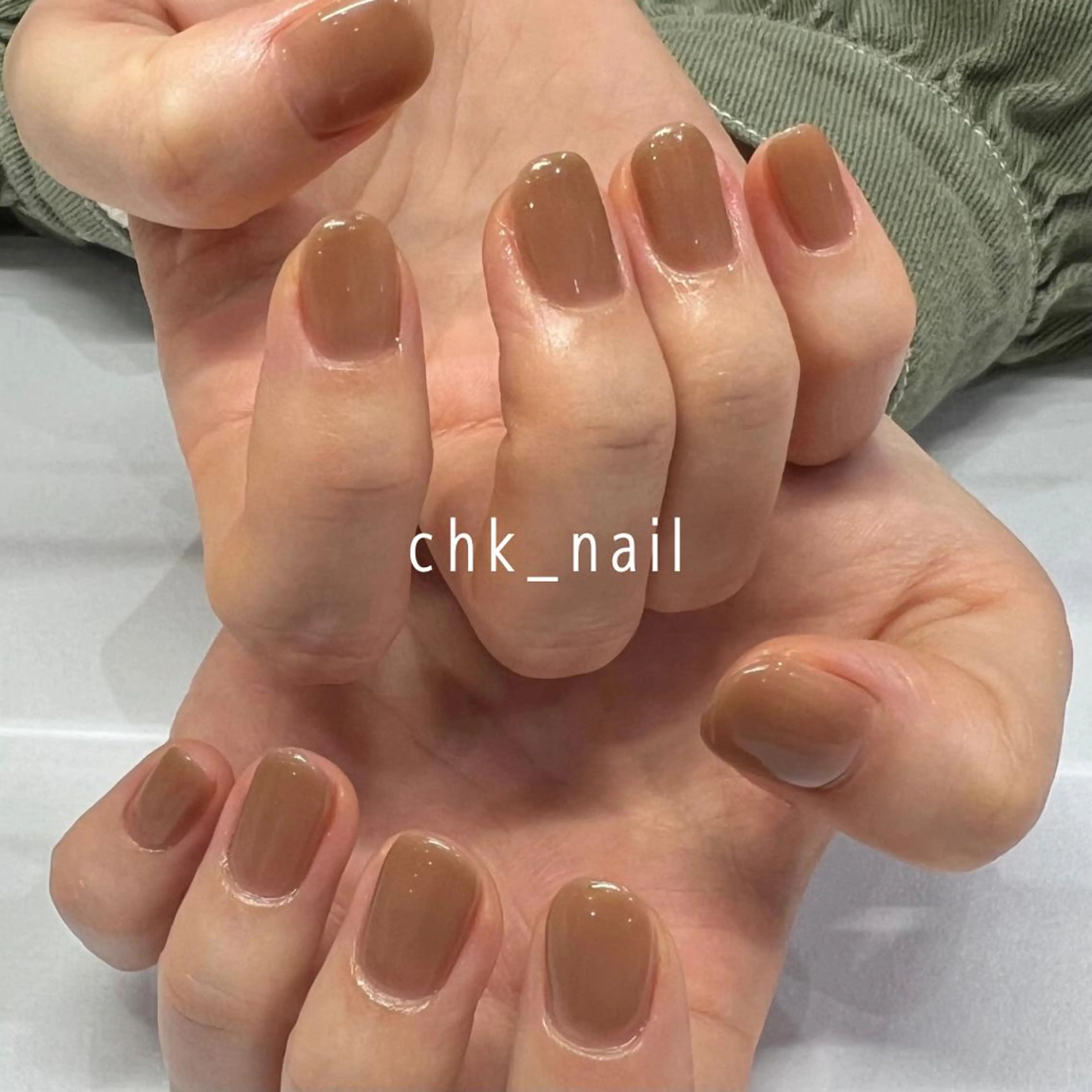 ネイル ワンカラーネイル ハンドネイル takahashi chikaのネイルデザイン