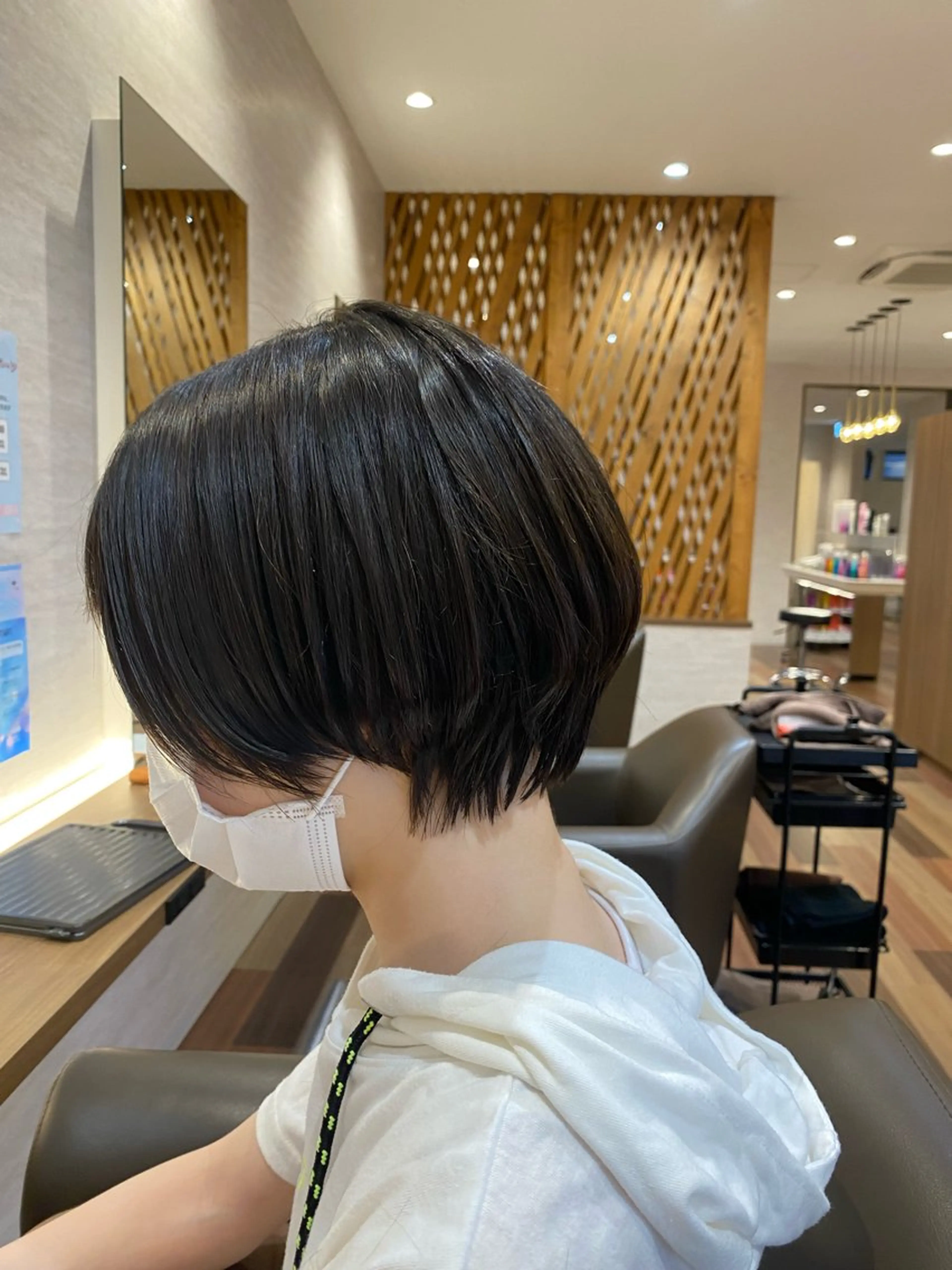 ショート 丸みショート ショートヘア 森 千風優のヘアスタイル