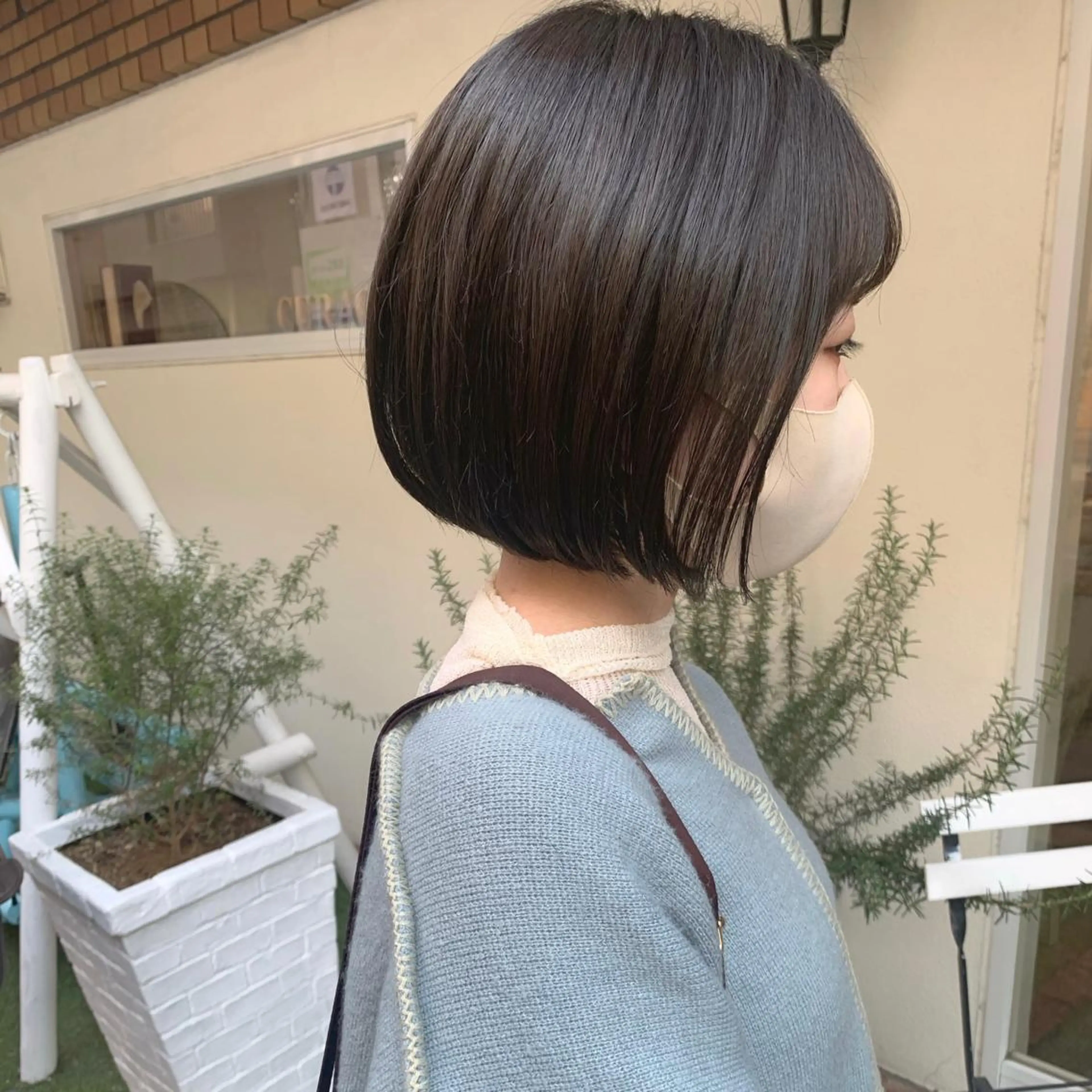 ミディアム カラー stylist店長 岡本真依のヘアスタイル