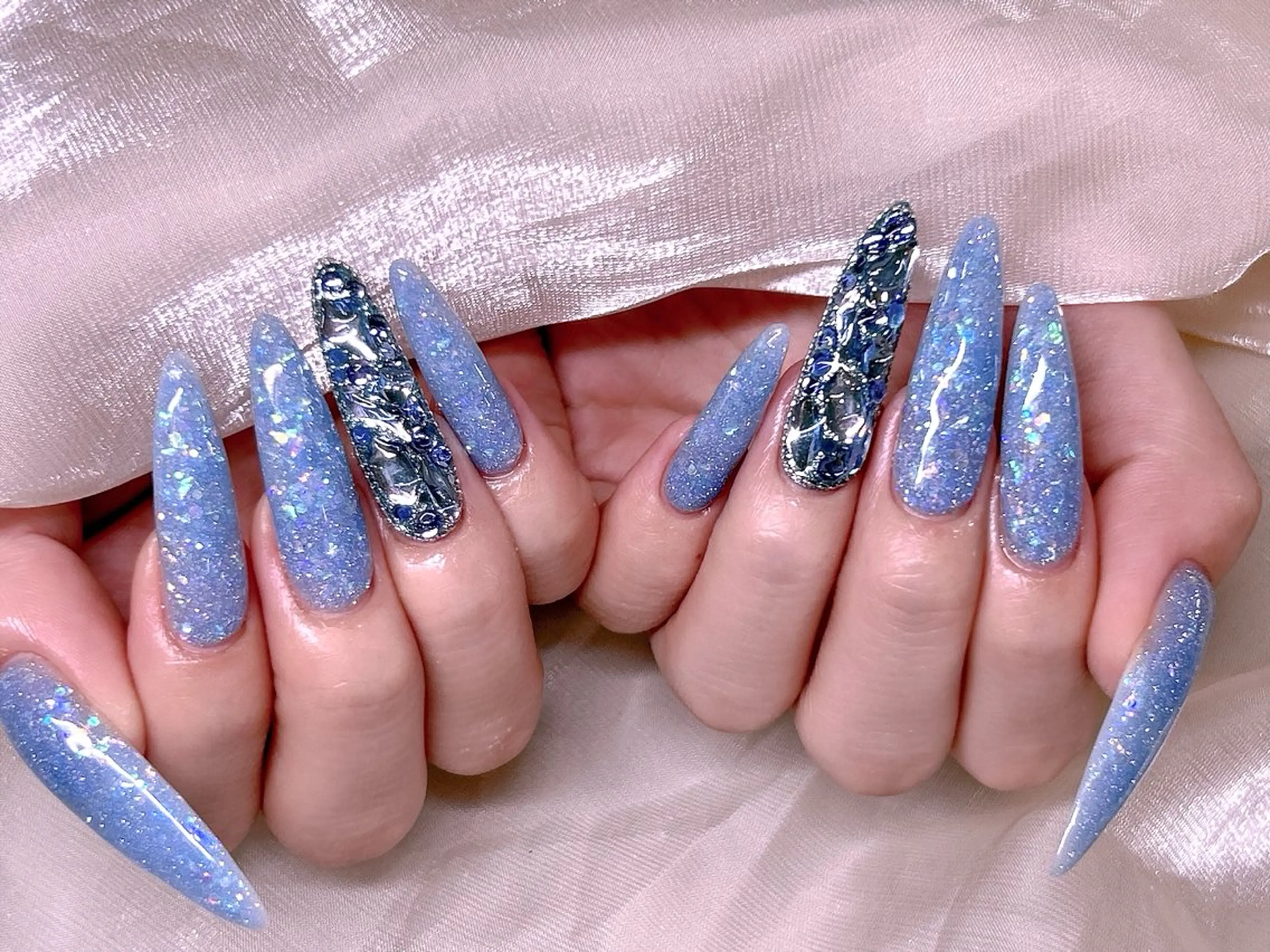 ネイル ハンドネイル 長さだし専門店 M2　rikaのネイルデザイン