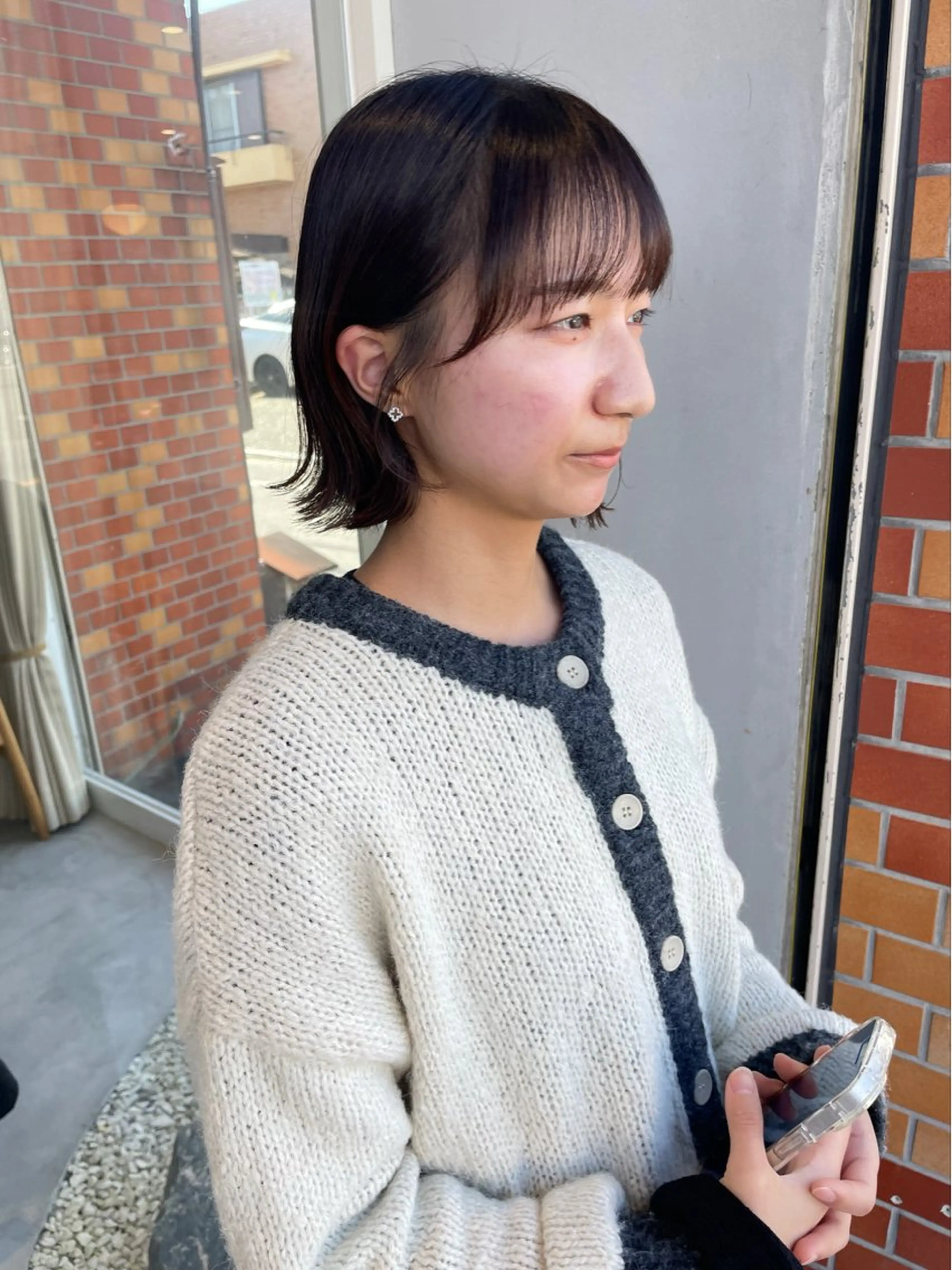 ミディアム ボブ おくれ毛 ヘアセット大募集 ˗ˋˏairiˎˊ˗のヘアスタイル